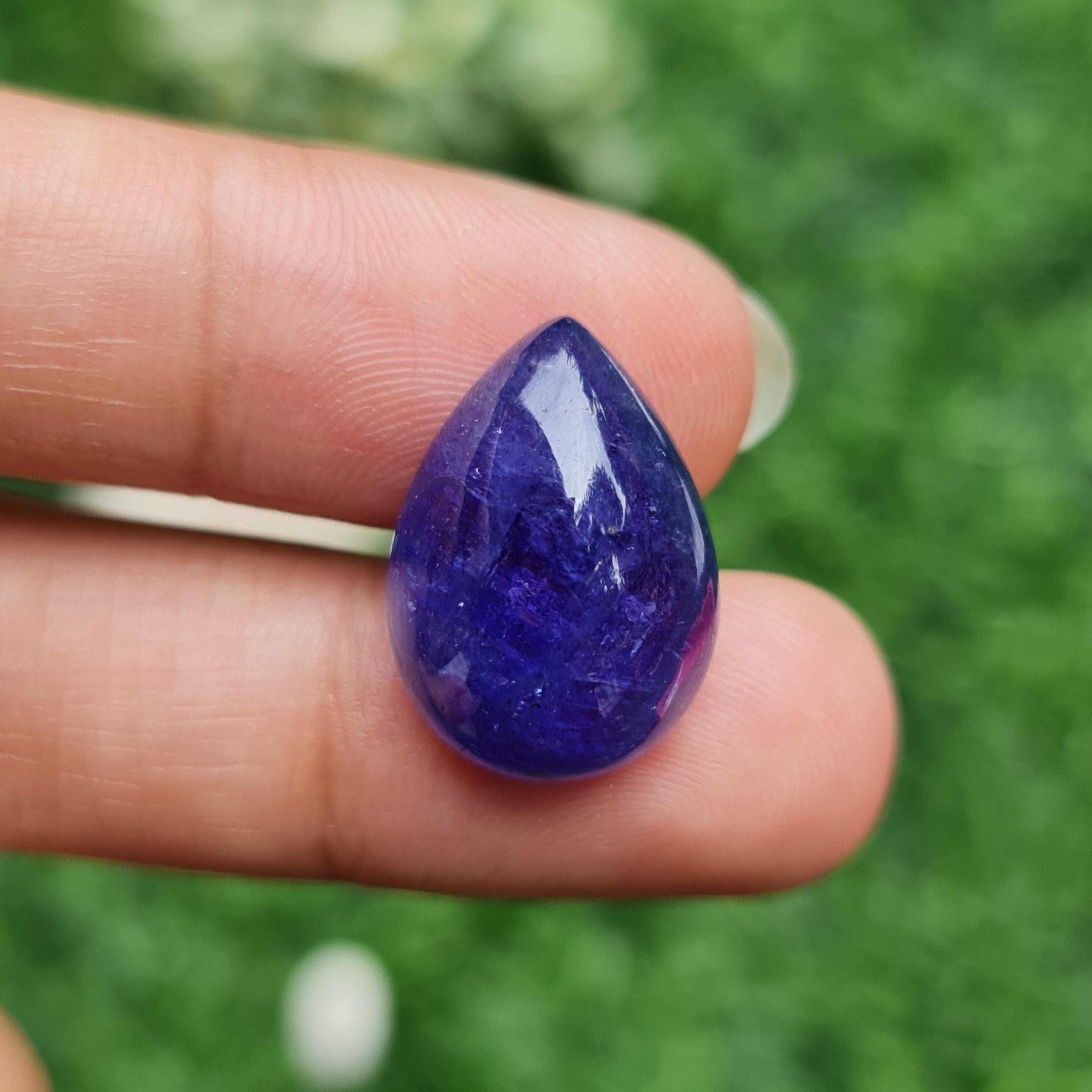 พลอย แทนซาไนท์ Tanzanite 20.60 กะรัต (Cts.) พลอยแท้ อัญมณีมงคลประจําวันเกิด เครื่องประดับพลอย
