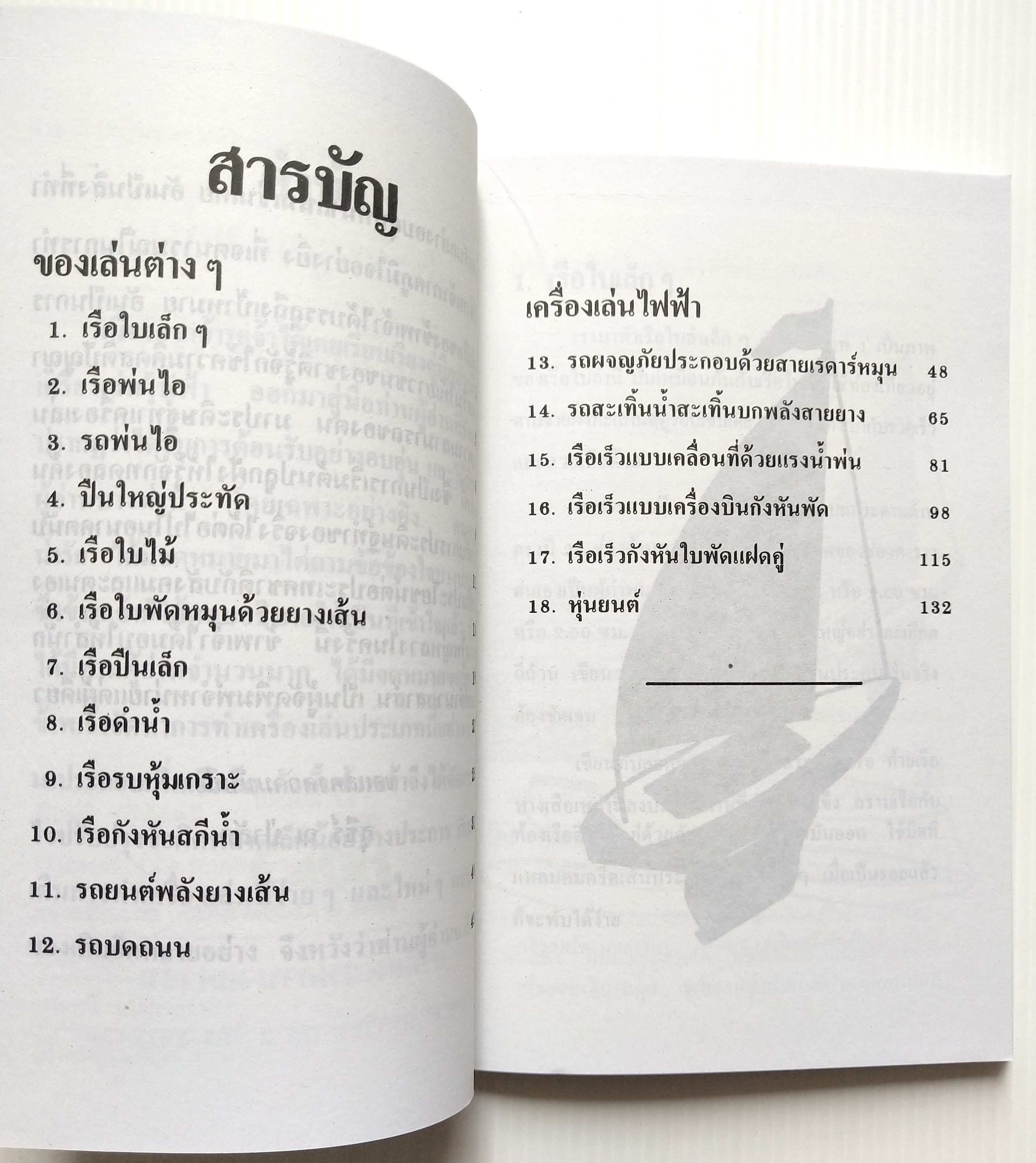 คู่มือประดิษฐ์ของเล่นและเครื่องเล่นไฟฟ้า โดย สุธีร์ ณ ป่าสัก ปีที่พิมพ์ มกราคม 2535