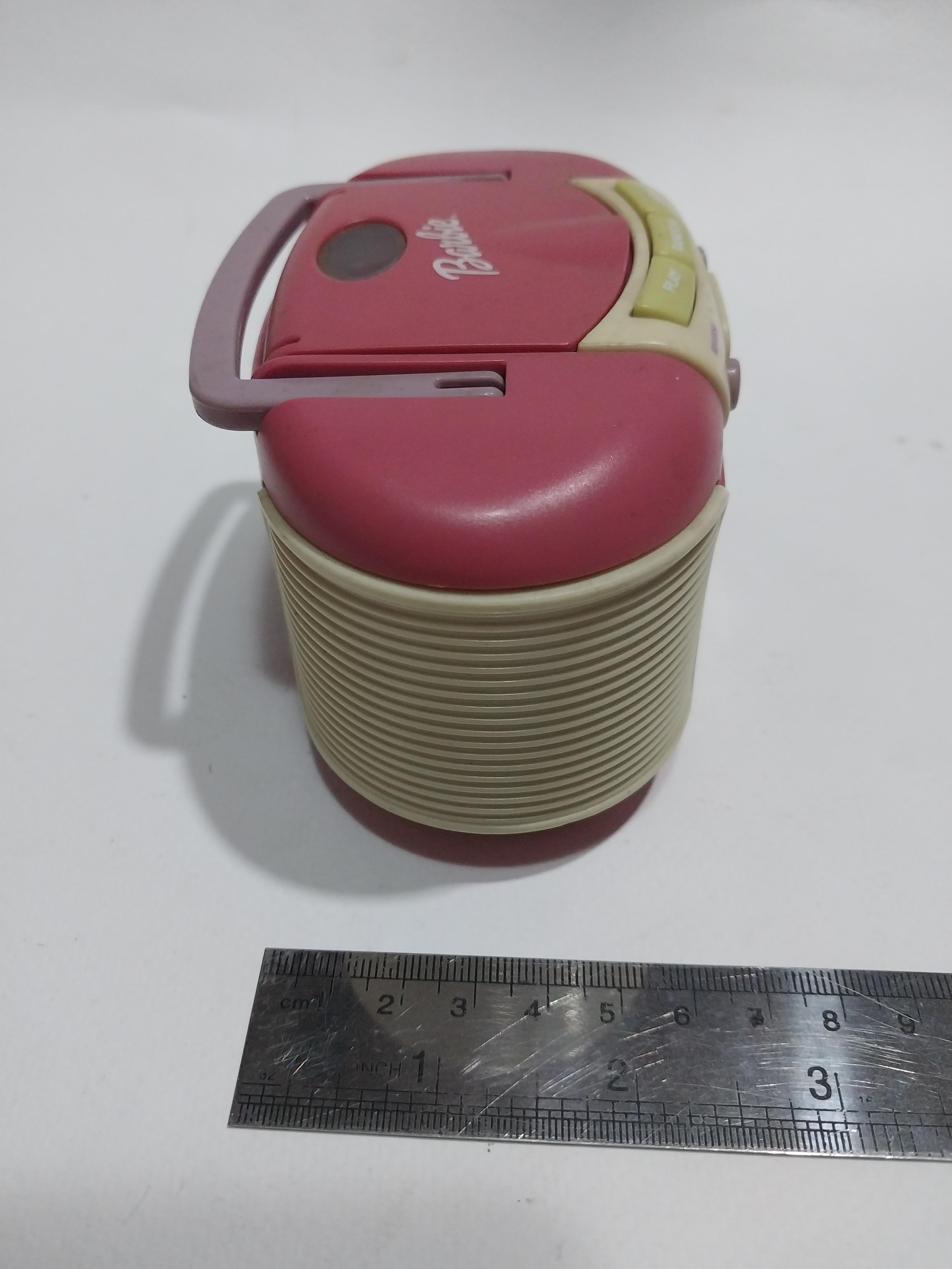 มีหลายภาพ ของสะสมเก่า วิทยุบาร์บี้ **ไม่เช็คแบตเตอรี่ ขนาดเล็ก ตามภาพ