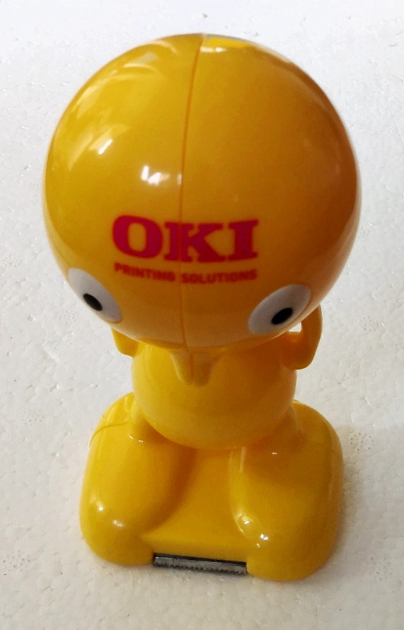 ของสะสม ตุ๊กตาใส่ สก๊อตเทป มาสคอต OKI printing solutions สภาพใหม่ ยังใช้งานได้ดี
