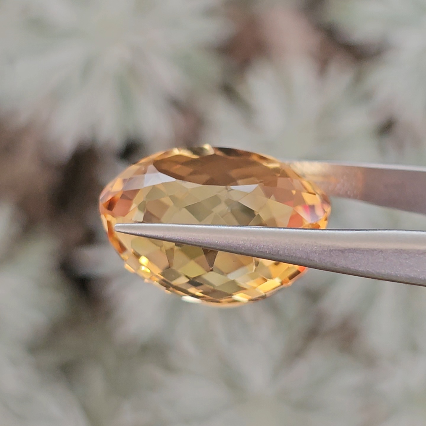 พลอย ซิทริน Citrine 25.92 กะรัต (Cts.) พลอยแท้ อัญมณีมงคลประจําวันเกิด เครื่องประดับพลอย