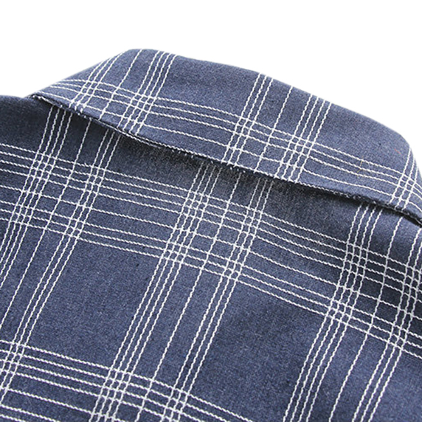 เดรสเชิ้ตแขนยาว ปักลายดอกไม้วินเทจ (12127LM)