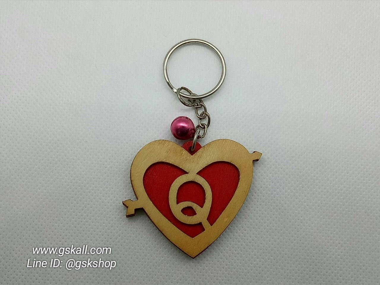 พวงกุญแจไม้ GSK SHOP กิ๊ฟช้อบถูกใจ สนใจกดสั่งซื้อเลย