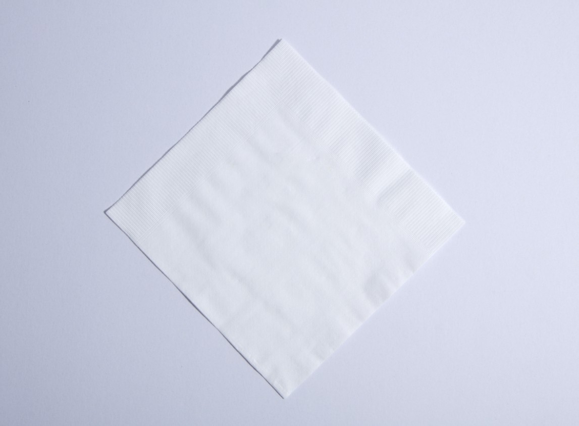กระดาษเช็ดปากสีขาว Paper napkin 30x30 ซม. 200ชิ้นต่อแพ็ค
