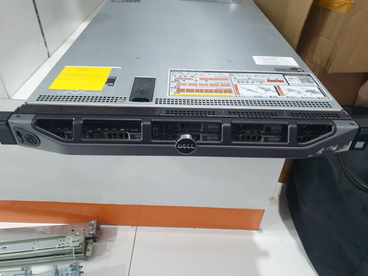 Server Dell R630 E5-2640v4 x2 ไม่มีแรม HDD power x2 มีรางหน้ากาก