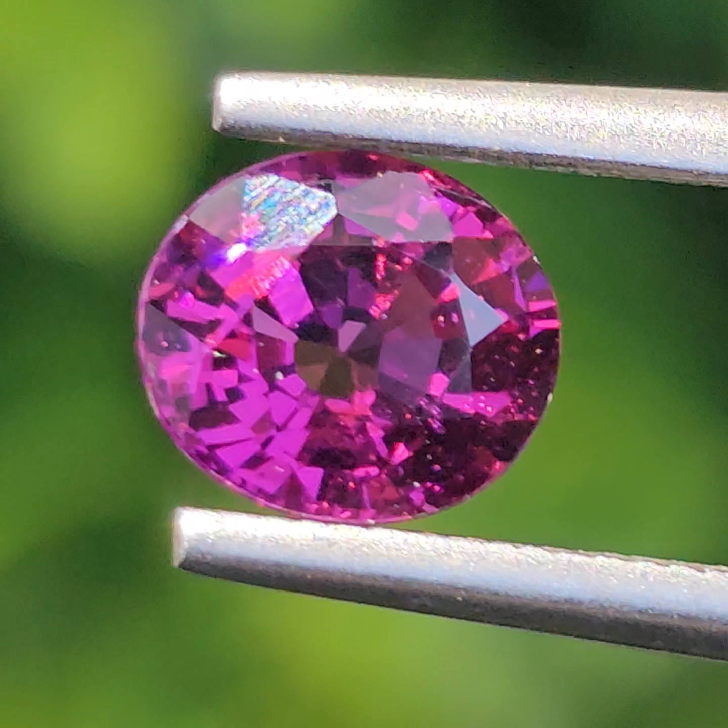 พลอย อุมบาไลต์ การ์เน็ต Umbalite Garnet 1.07กะรัต (Cts.) ดิบ Unheated ลอยแท้ อัญมณีมงคลประจําวันเกิด เครื่องประดับพลอย