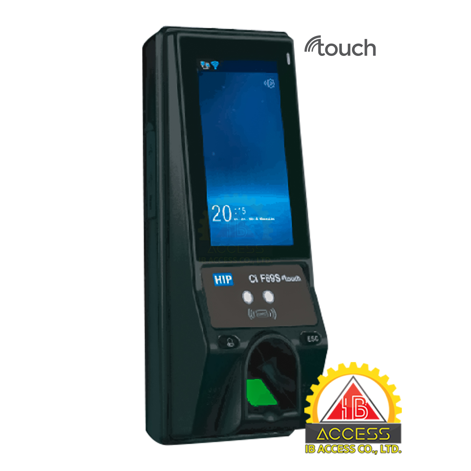 เครื่องสแกนใบหน้า ยี่ห้อ HIP รุ่น CIF69S (Touch Screen) (รองรับระบบ Access Control)
