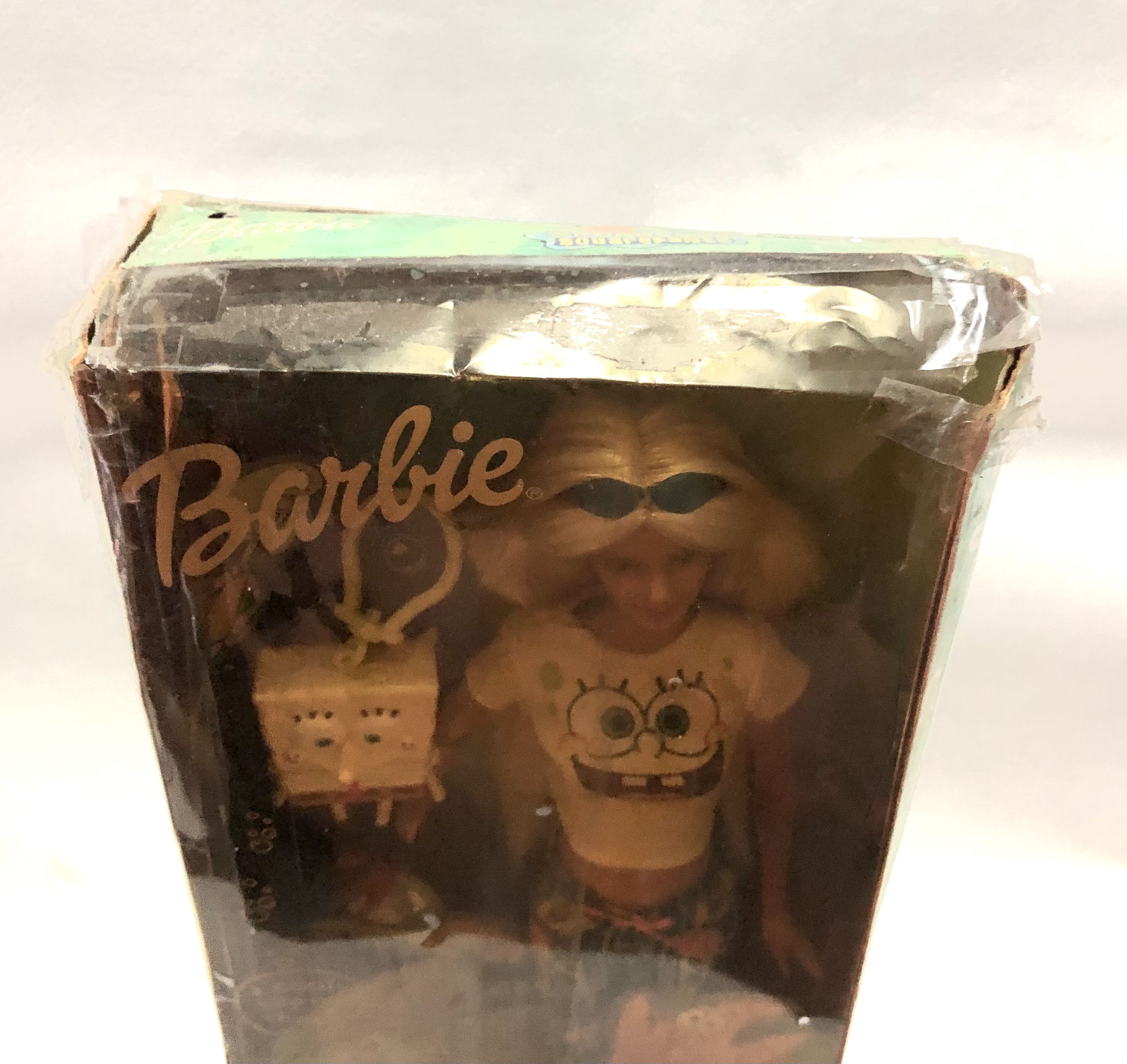 มือ1 กล่องมีตำหนิ สภาพเก่าเก็บ ตามภาพ, ตุ๊กตาบาร์บี้รุ่นสปองบ๊อบ SpongeBob Square Pants