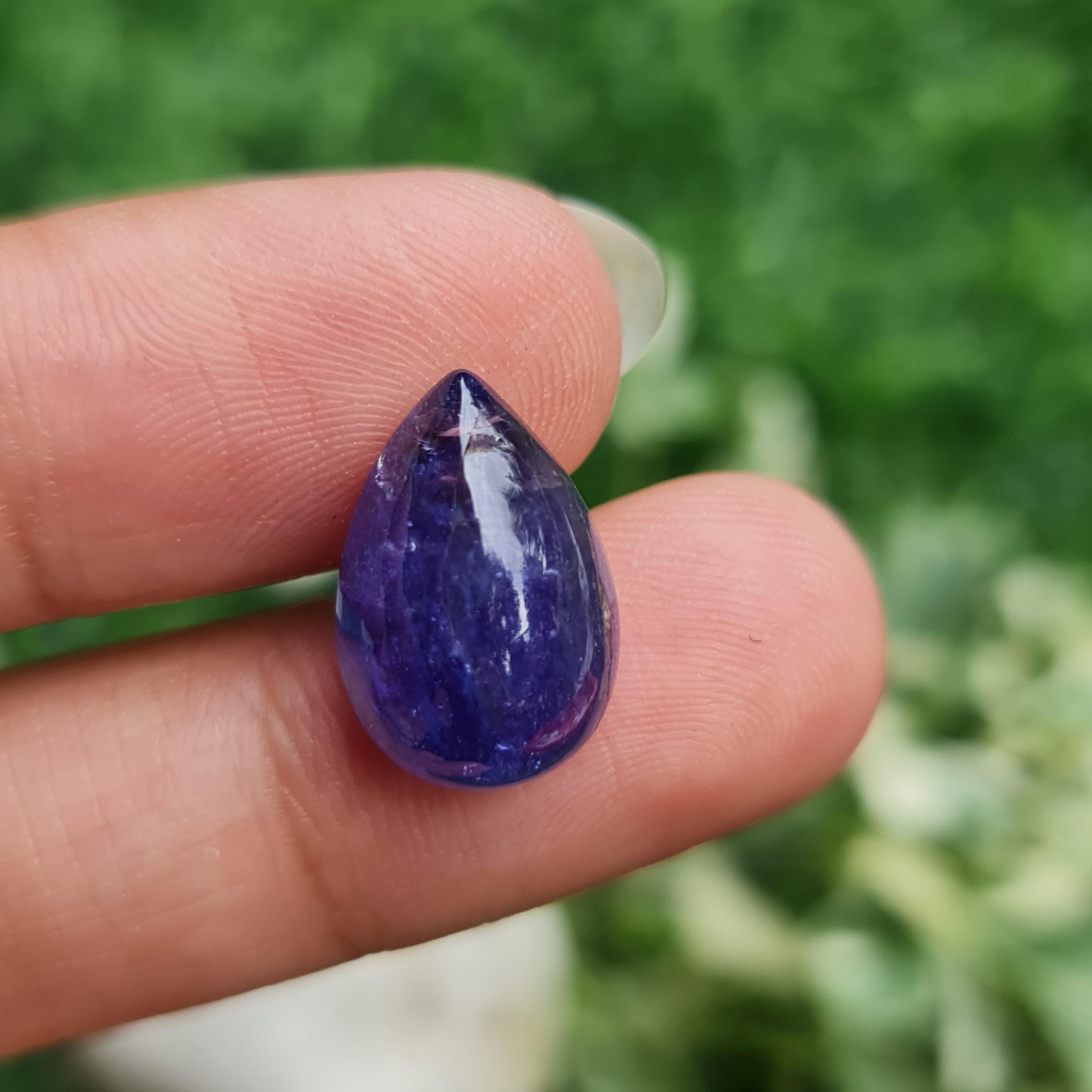 พลอย แทนซาไนท์ Tanzanite 11.04 กะรัต (Cts.) พลอยแท้ อัญมณีมงคลประจําวันเกิด เครื่องประดับพลอย