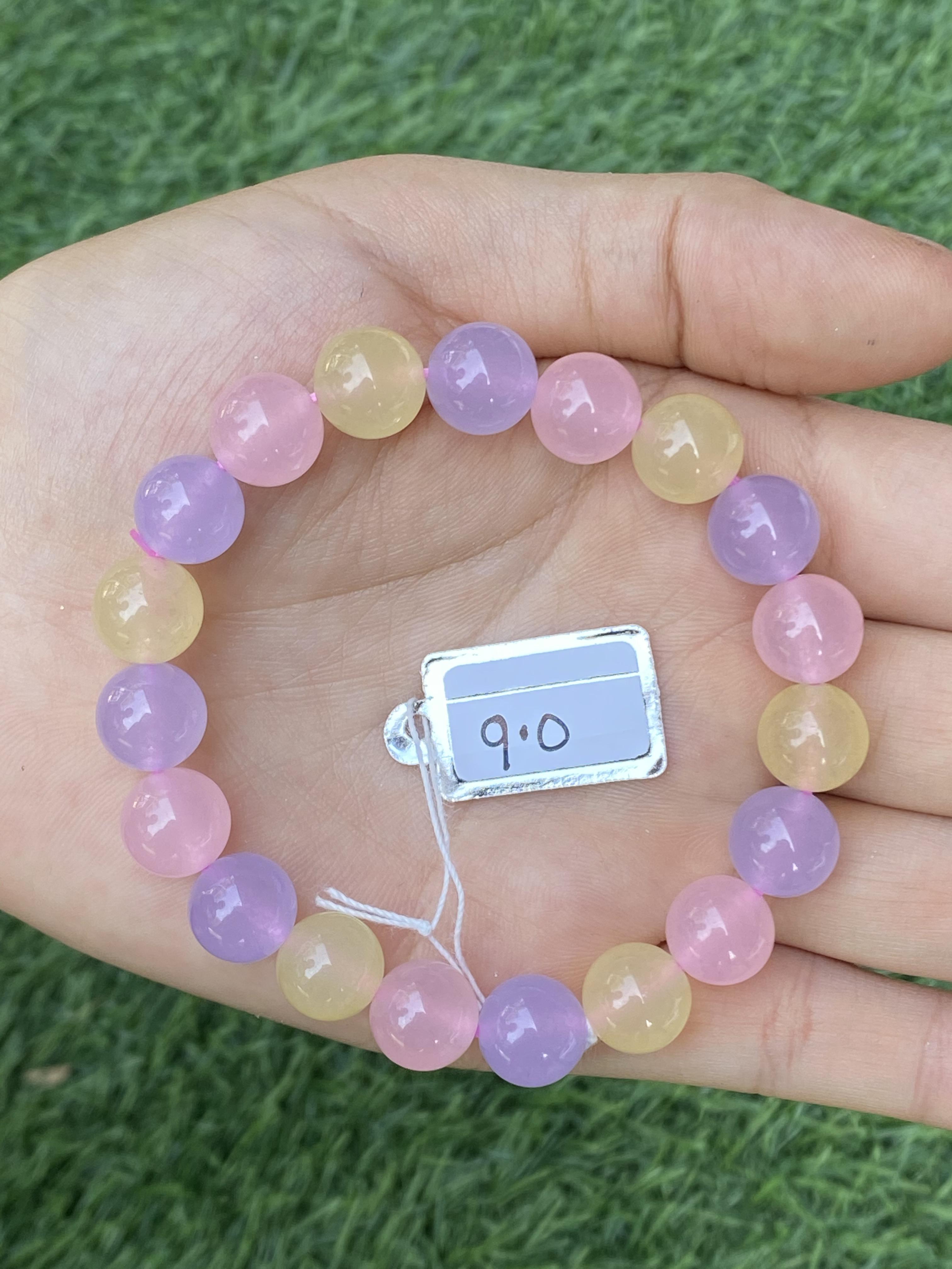 1217 กำไล คาซิโดนี (Chalcedony Beads Bracelet)