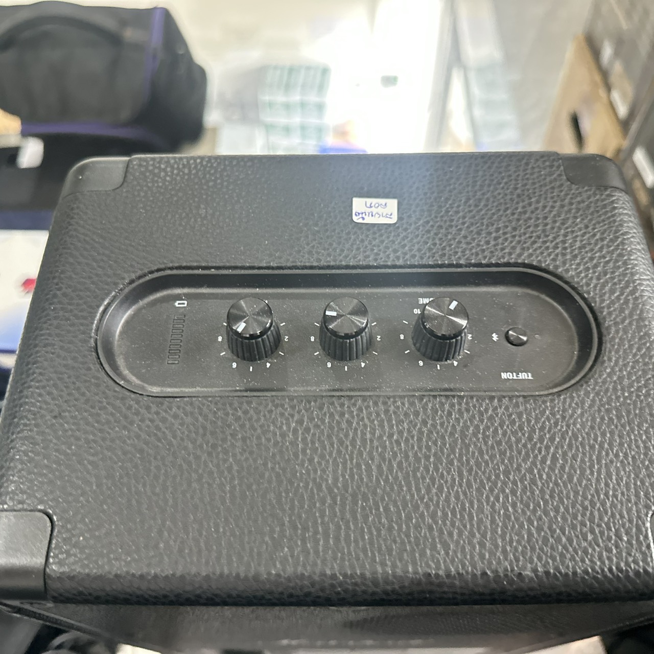 Marshall Bluetooth Speaker Tufton Black and Brass