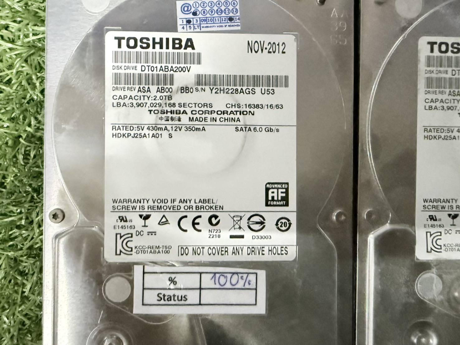 Toshiba 2TB SATA 3.5 6Gbps 7200RPM"