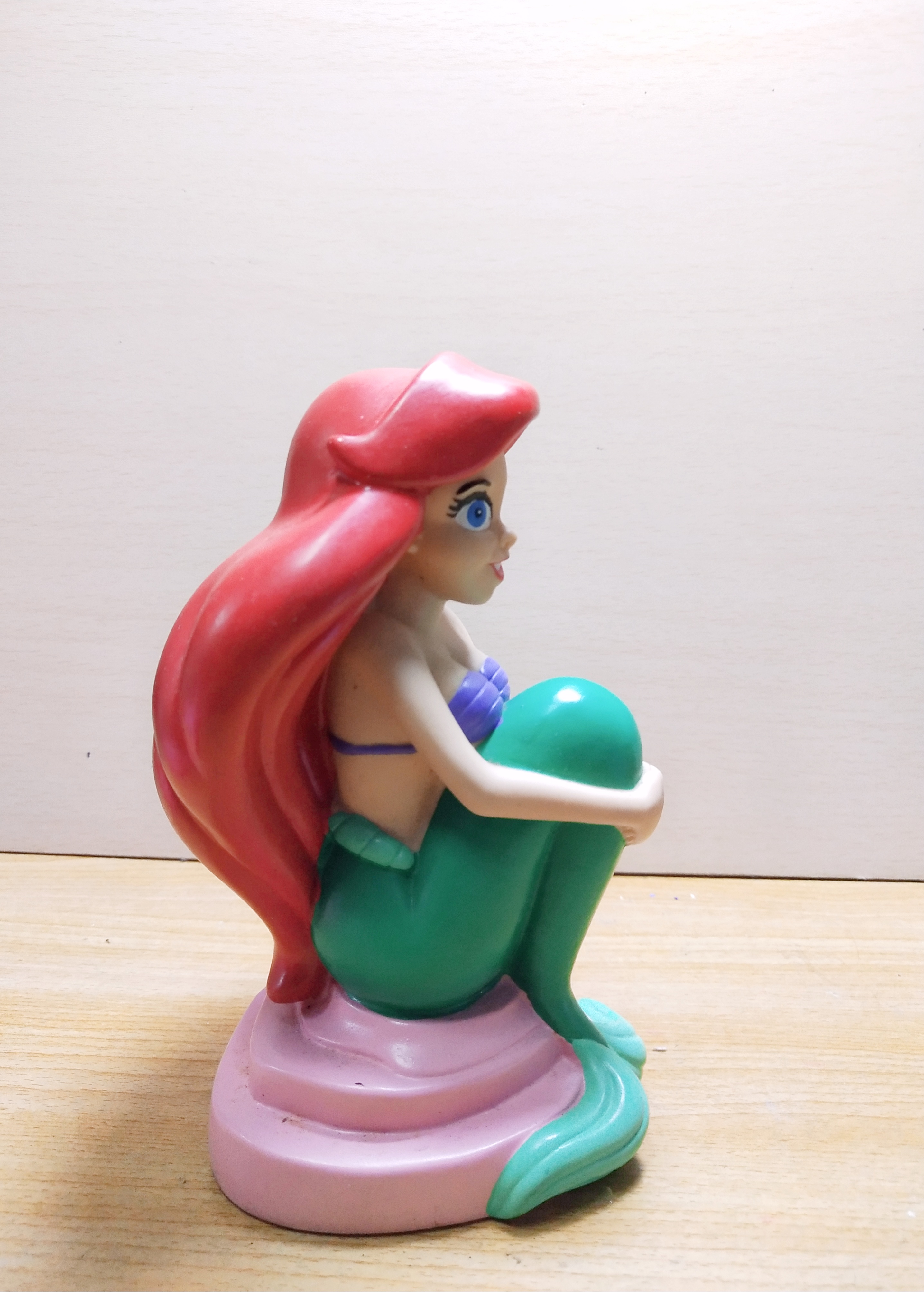มือ2 สภาพดี ตุ๊กตายางเจ้าหญิงเงือกน้อย แอเรี่ยล ขนาดประมาณ 5" Disney's Ariel, the Little Mermaid