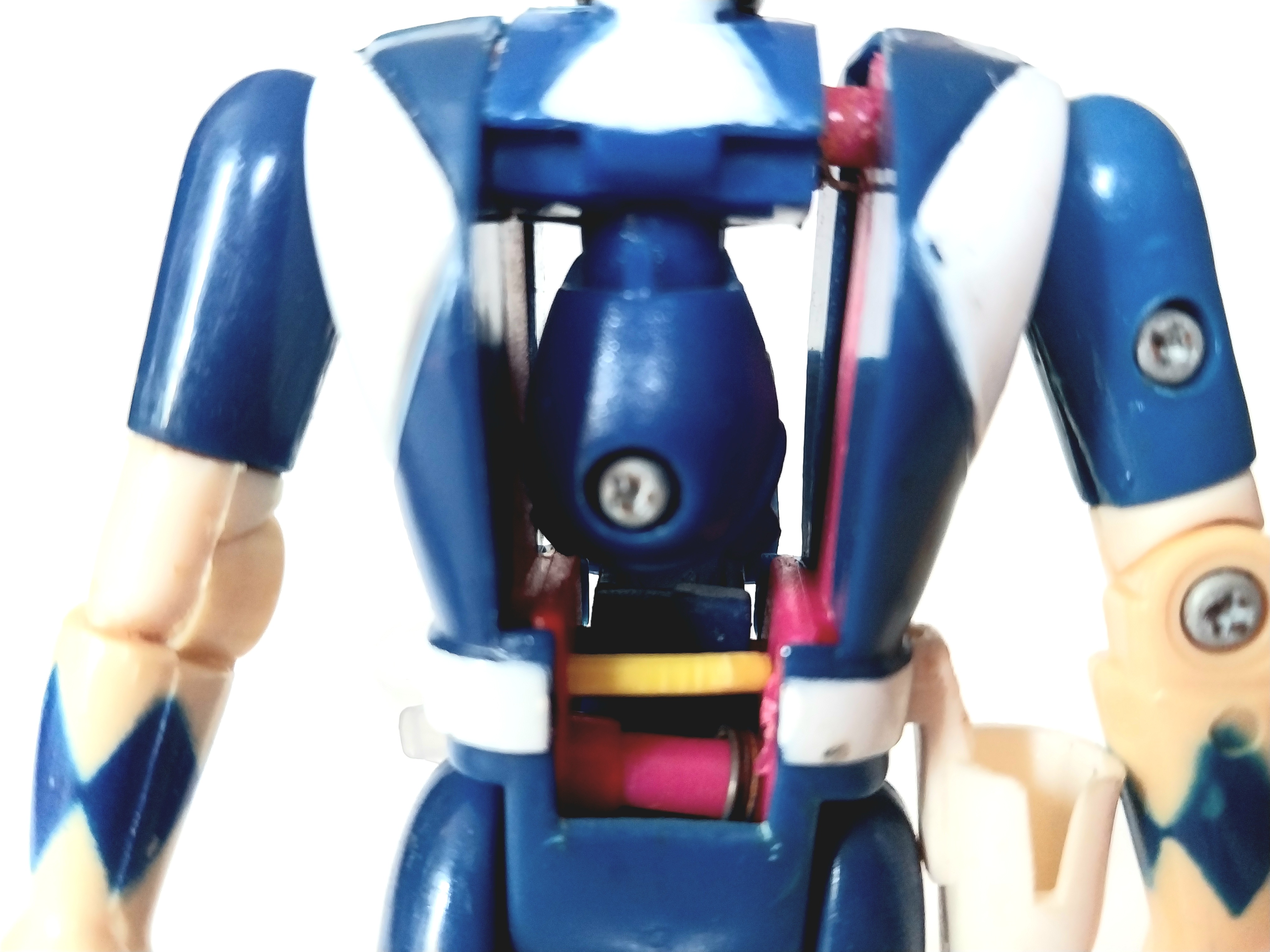 มีหลายภาพ, ของมีตามภาพ กดเข็มขัดไม่เด้ง ต้องพับเอง ,ตุ๊กตาแปลงร่าง บลูเรนเจอร์ จากขบวนการ เพาเวอร์เรนเจอร์ ขนาดตามรูป แปลงร่างได้