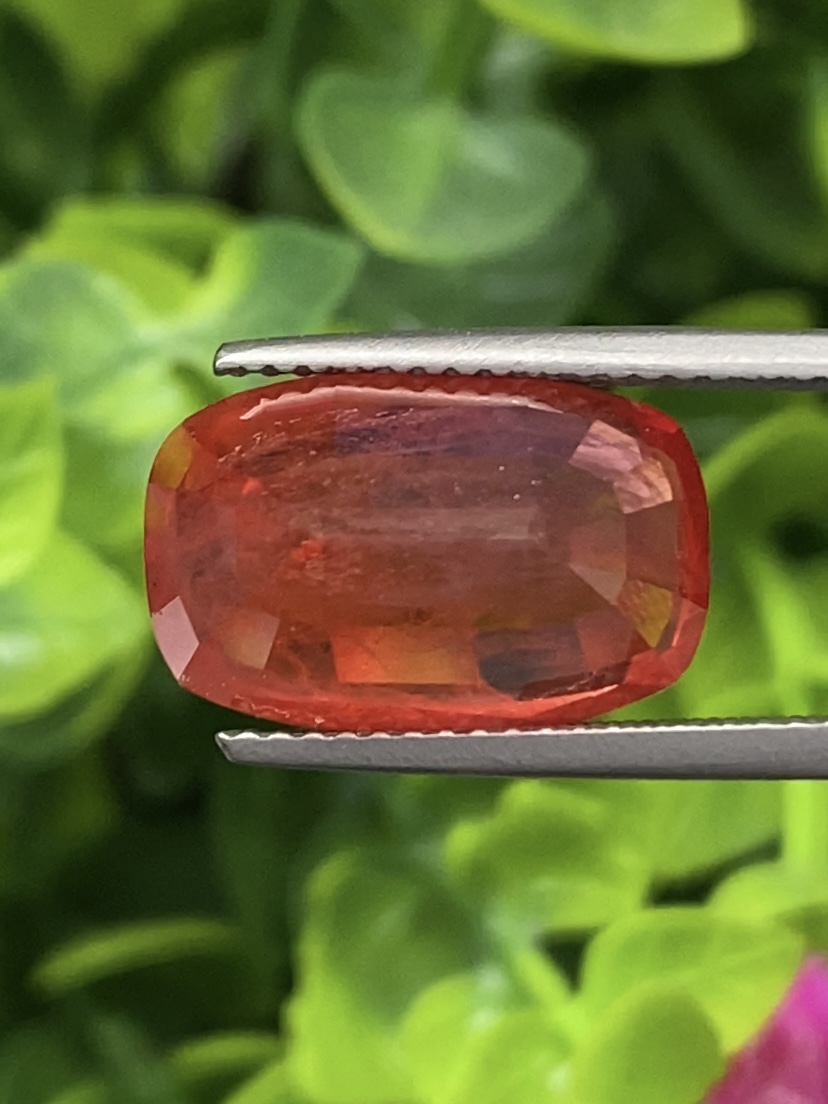 พลอย ซองเจีย แซฟไฟร์ Songea Sapphire 10.57 กะรัต (Cts.) พร้อมใบเซอร์ พลอยแท้ อัญมณีมงคลประจําวันเกิด เครื่องประดับพลอย