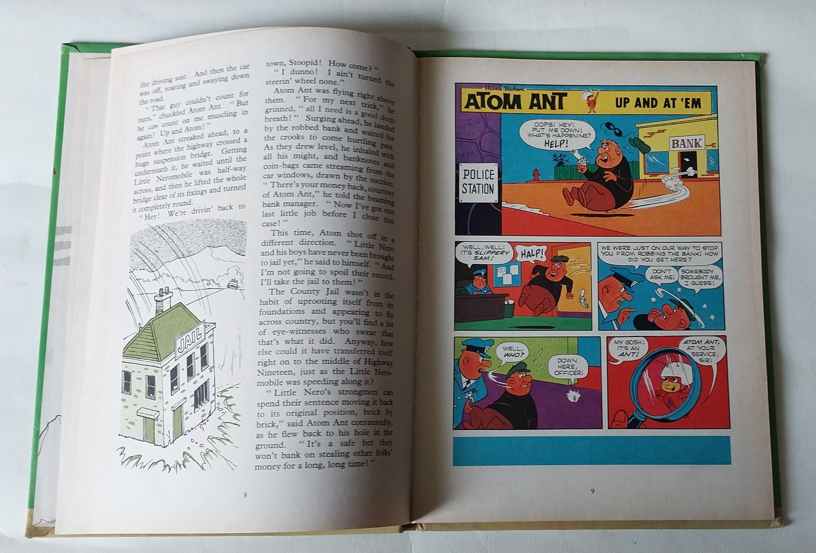 หนังสือภาพการ์ตูนฉบับภาษาอังกฤษจาก Hanna-Babara, Atom Ant annual , Quick Draw McGraw,Top Cat Secret Squirrel ปกแข็ง ภาพสีทั้งเล่ม