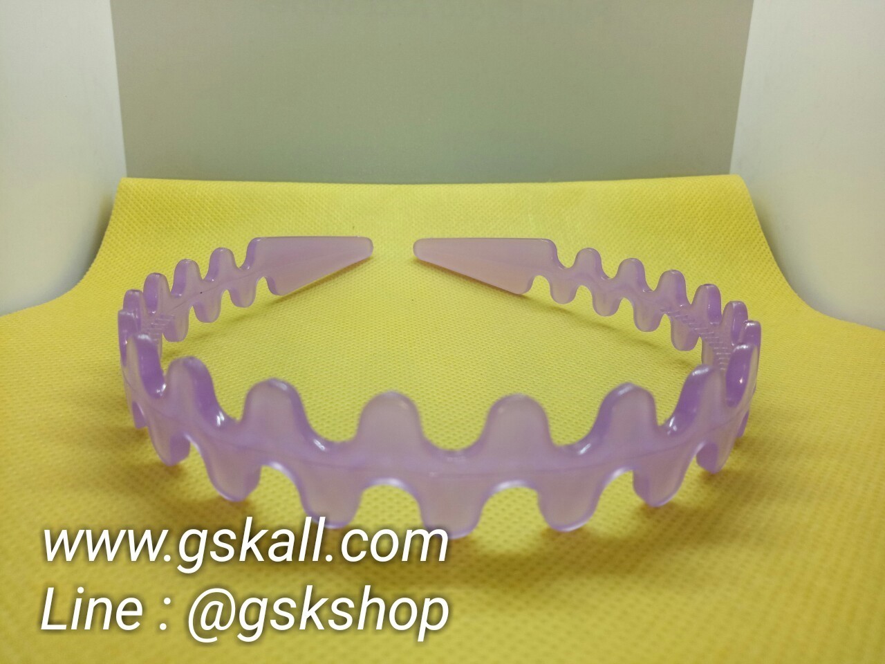 ไม้คาดผมฟันปลาใหญ่คละสี