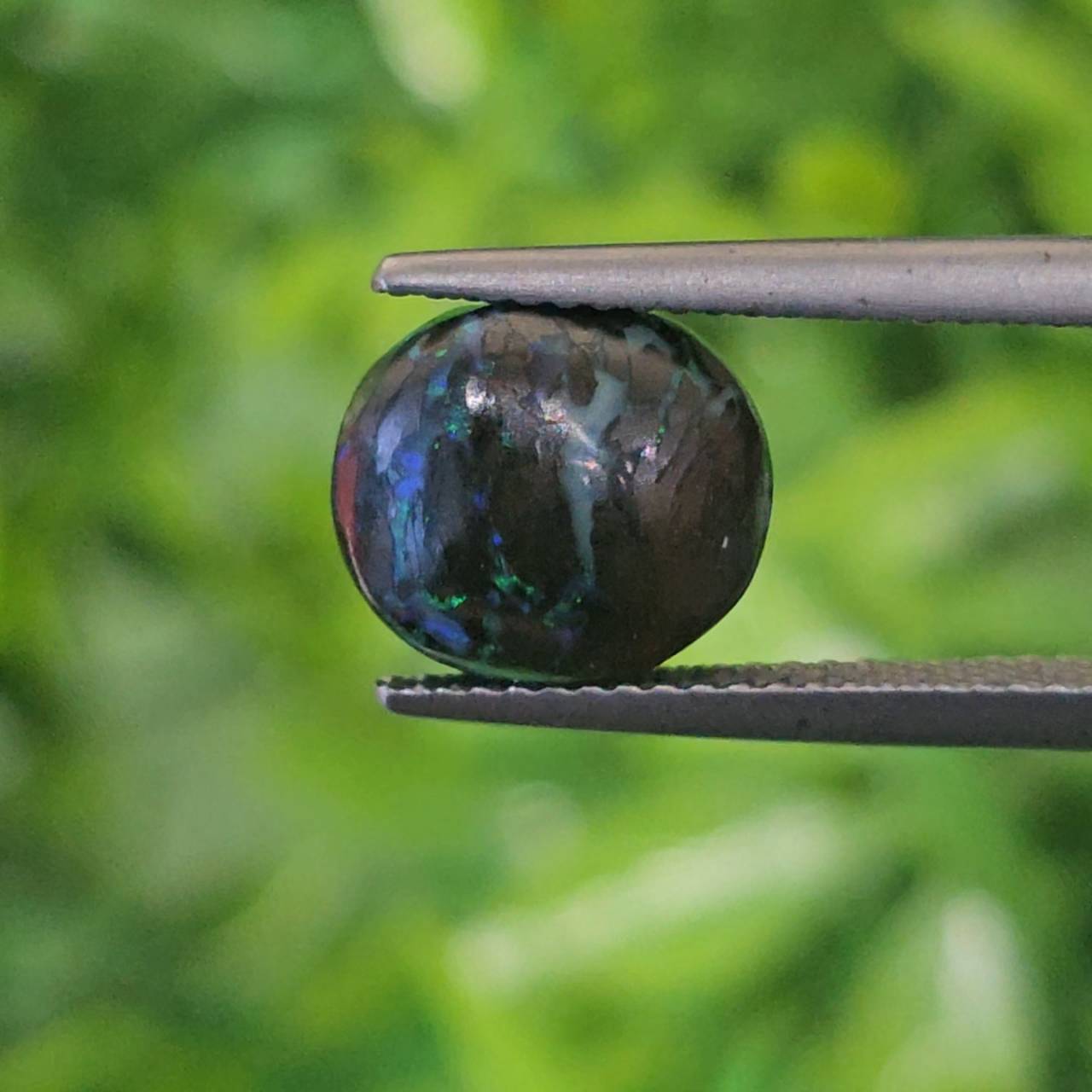 พลอย โบลเดอร์ โอปอล ออสเตรเลีย Australian Boulder Opal 5.06 กะรัต (Cts.) พลอยแท้ อัญมณีมงคลประจําวันเกิด เครื่องประดับพลอย