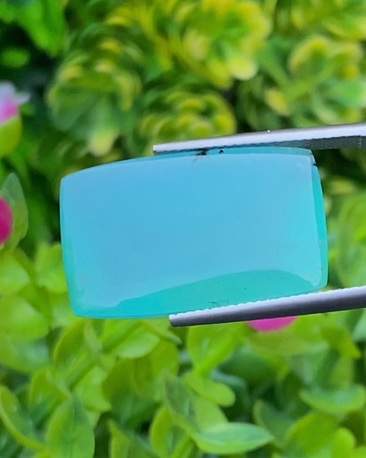 พลอย โอปอลเปรู Peruvian Opal 25.09 กะรัต (Cts.) พร้อมใบเซอร์ พลอยแท้ อัญมณีมงคลประจําวันเกิด เครื่องประดับพลอย