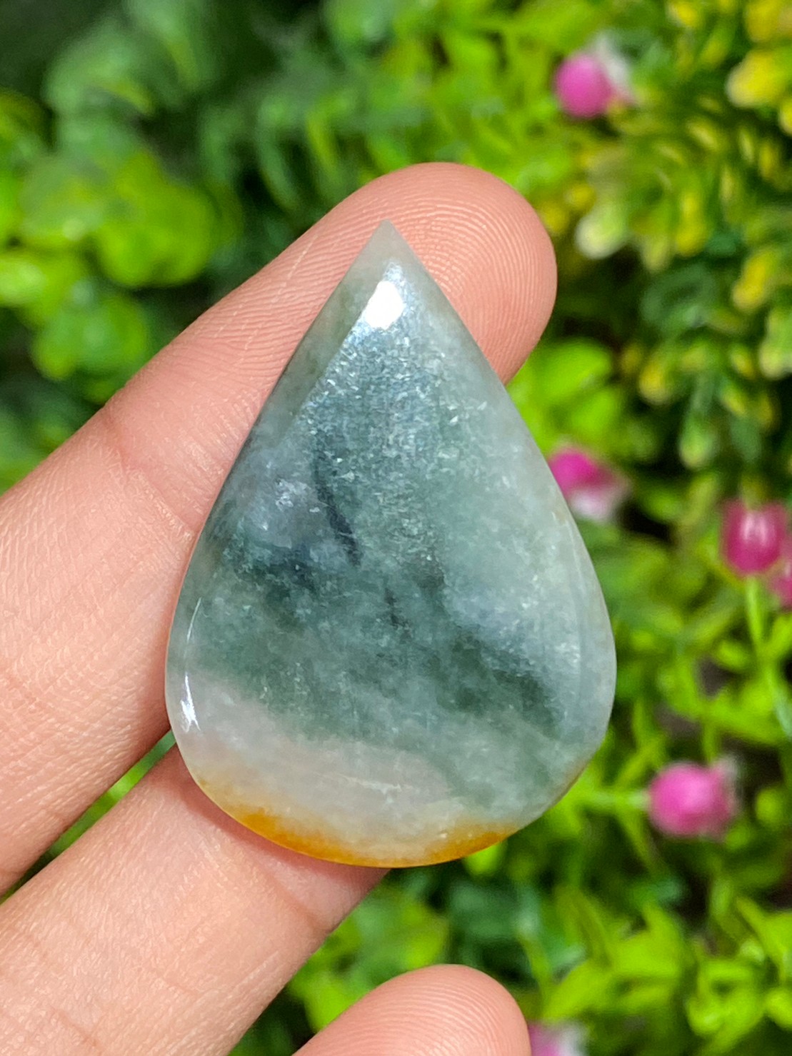 หยกพม่าเจียรนัย (Burmese jade ) 36.51 กะรัต หยกพม่า (jadeite)
