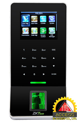 เครื่องสแกนลายนิ้วมือ ยี่ห้อ ZKTeco รุ่น F22 รองรับระบบ Access Control