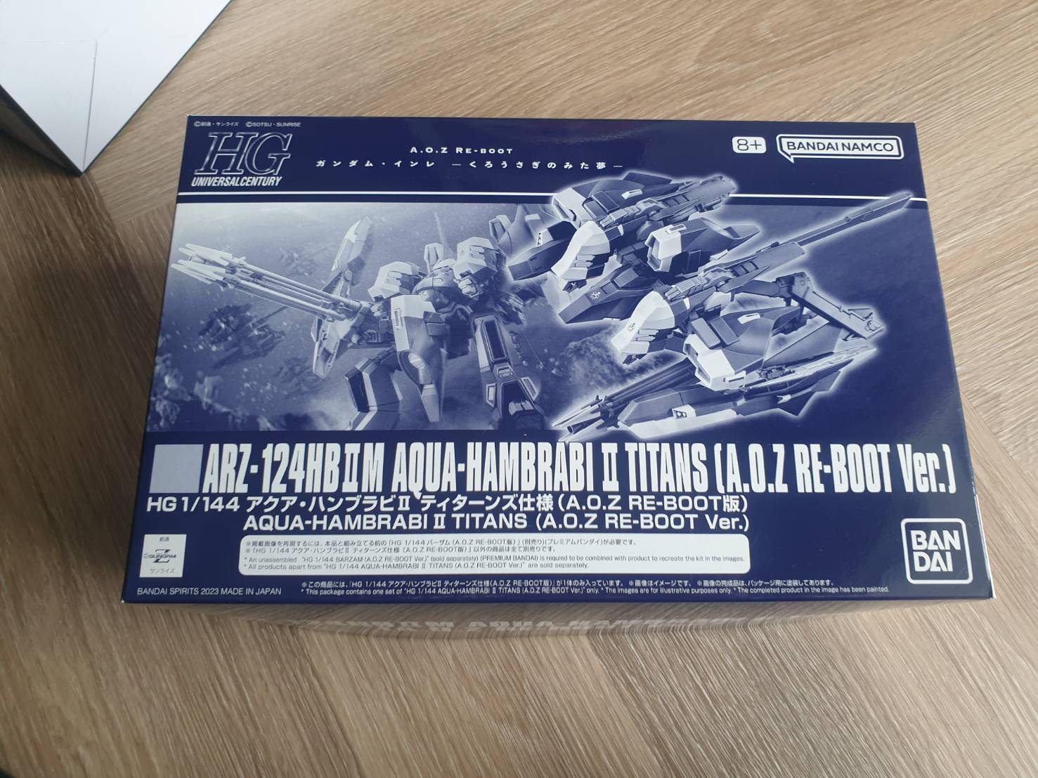 premium Bandai HGUC ARZ-124HBIIM Aqua-Hambrabi II TITANS