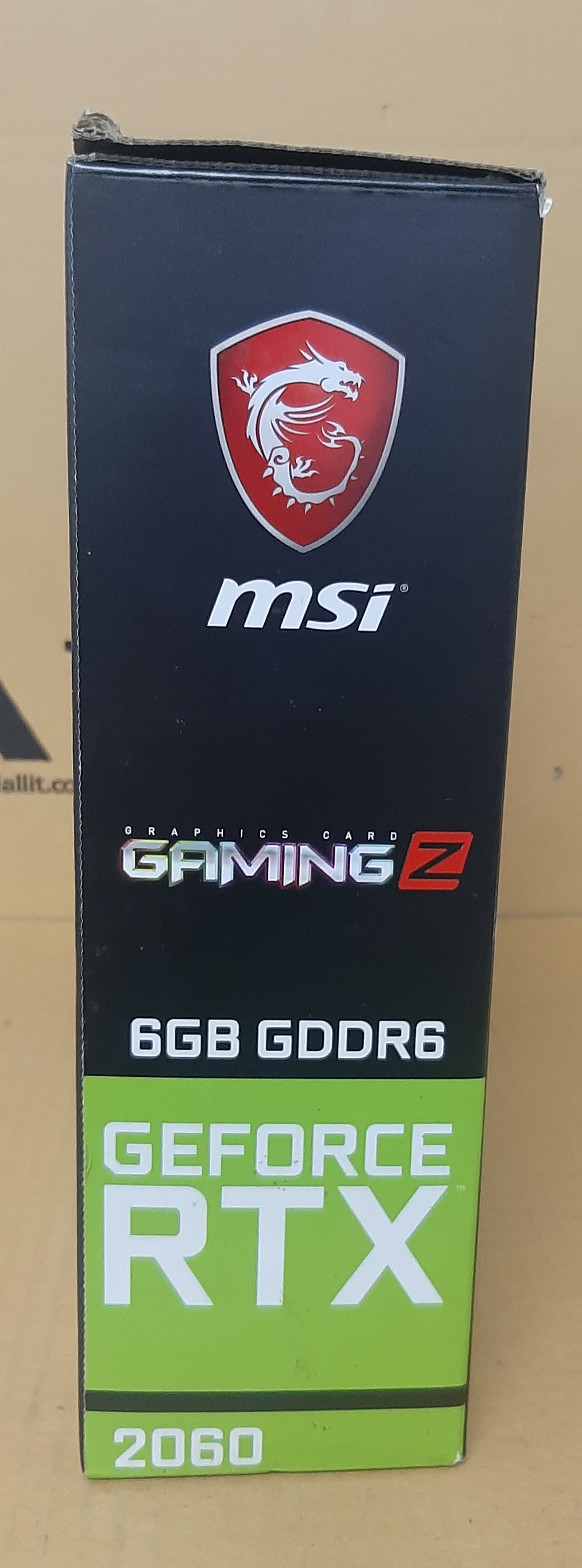 การ์ดจอแสดงผล MSI Geforce RTX2060 Gaming Z 6GB GDDR6