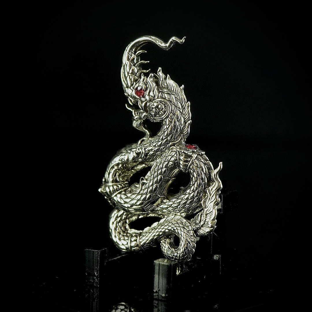 องค์พญานาค สยามนาคา เนื้อทองขาว