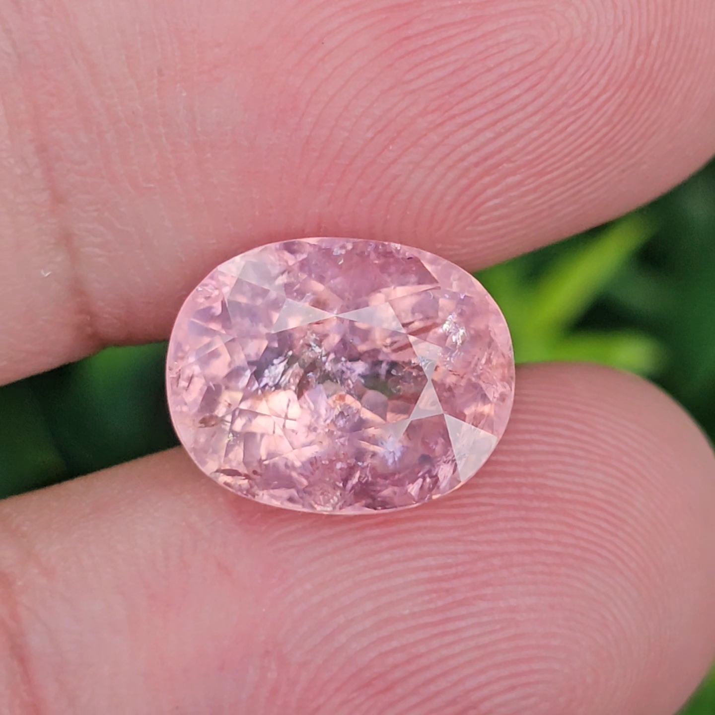 พลอย ทัวร์มารีน (Pink Tourmaline) 6.00 กะรัต (Cts.) อัญมณีมงคลประจําวันเกิด เครื่องประดับพลอย