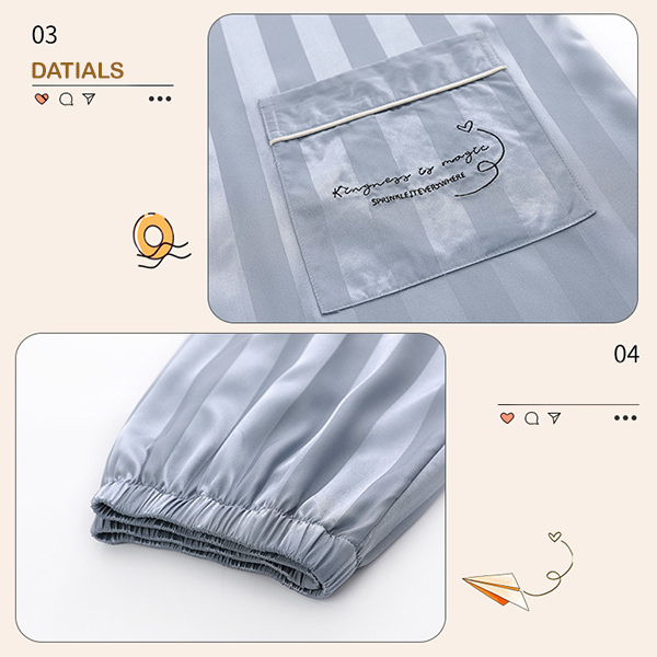 🚩พร้อมส่ง🚩ชุดนอน Silk Satin แขนสั้นขาสั้น ชุดนอนซาตินเกรดพรีเมี่ยม ผ้านุ่มลื่นละมุนผิว แต่งปักลูกไม้ (CT116-5)