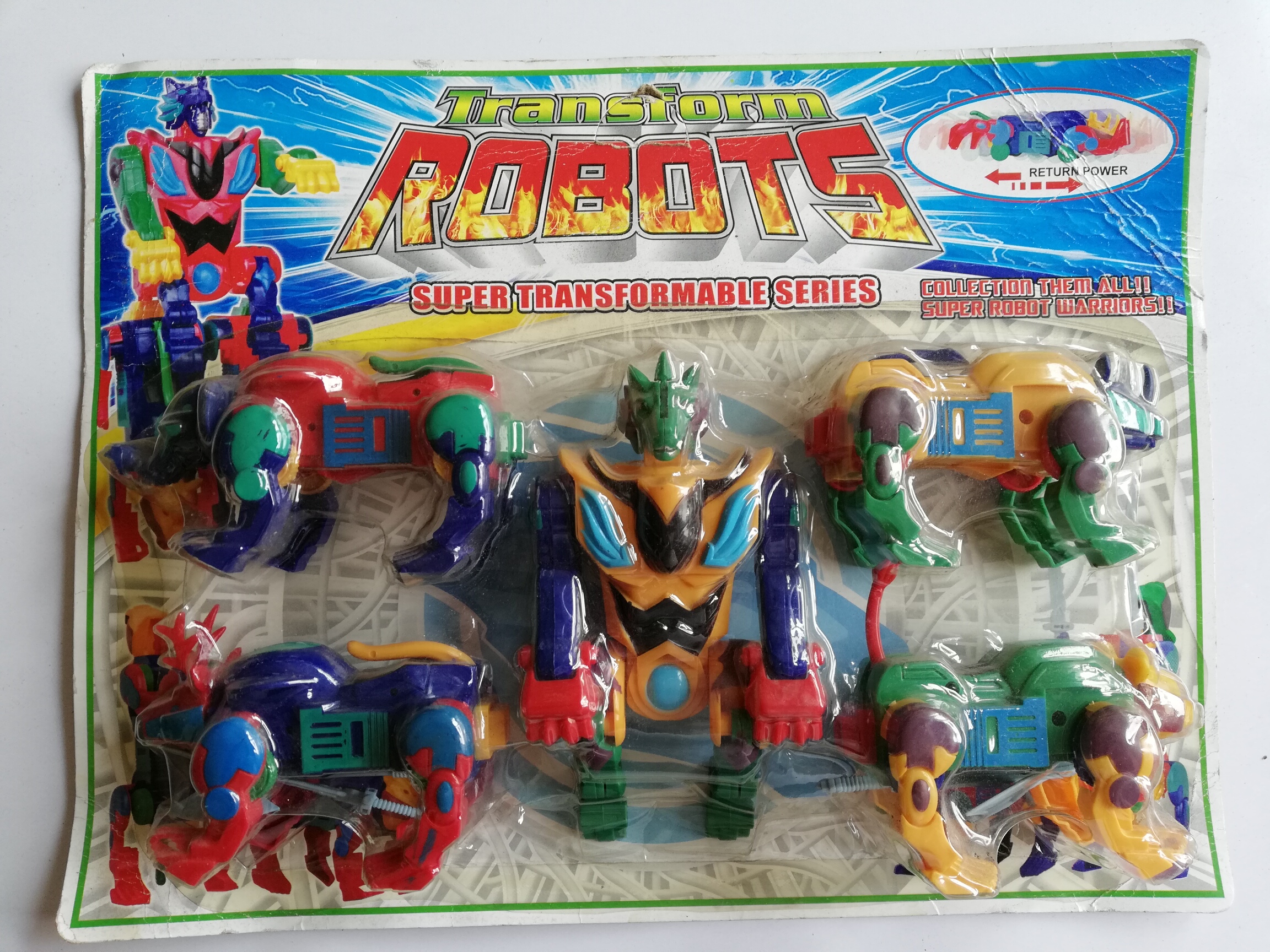 ของเล่นแผงรุ่นเก่าTransform Robot งานจีน