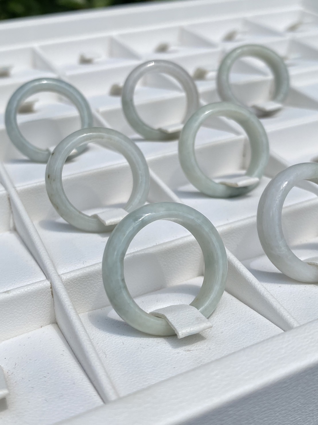แหวนหยก (jadeite) Size 59 หยก พม่า แท้ (Myanmar Jade) Type A