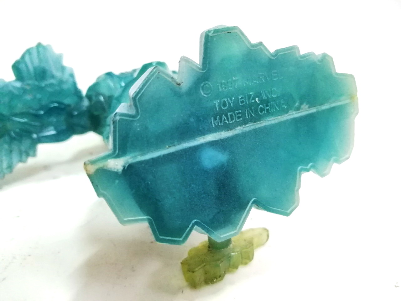 ฟิกเกอร์ AFC (แอคชั่นฟิกเกอร์) ICE MAN ไอส์แมน จาก X-MEN ขนาดสูง 20 ซม. ใส่น้ำแล้วกดกลไกฉีดได้ ตัวใสสีฟ้า ขยับแขนได้ งานเก่าปี 1999 สภาพสะสมเก่าเก็บ