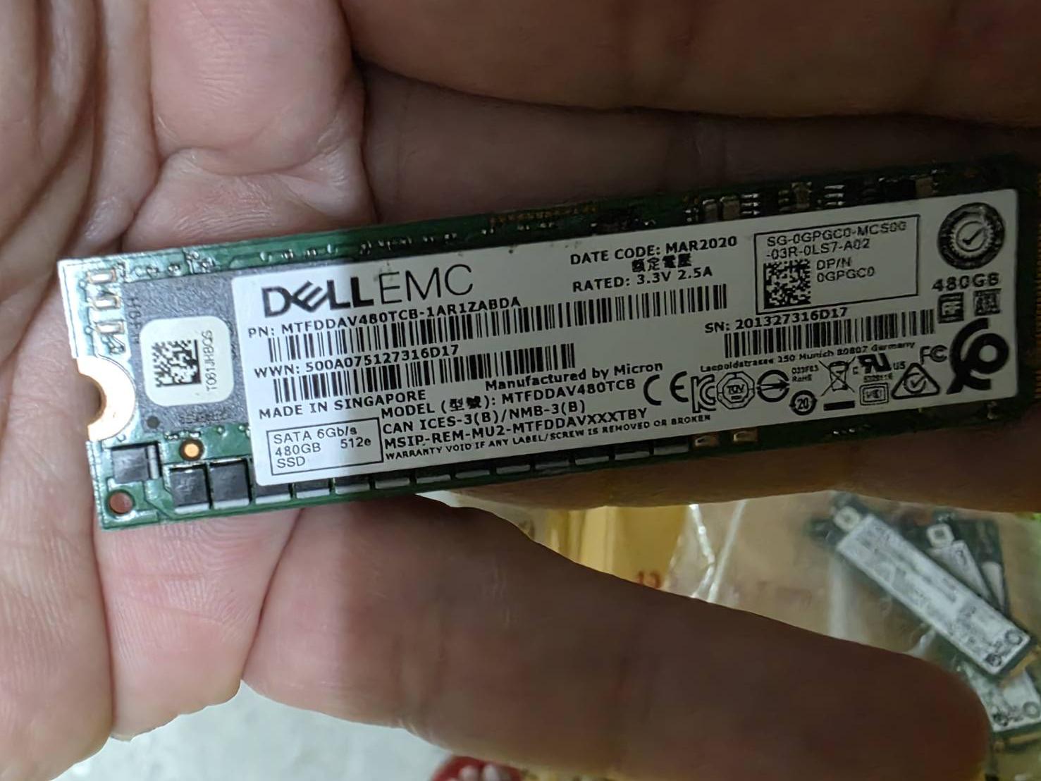 Dell SSD M.2 480GB