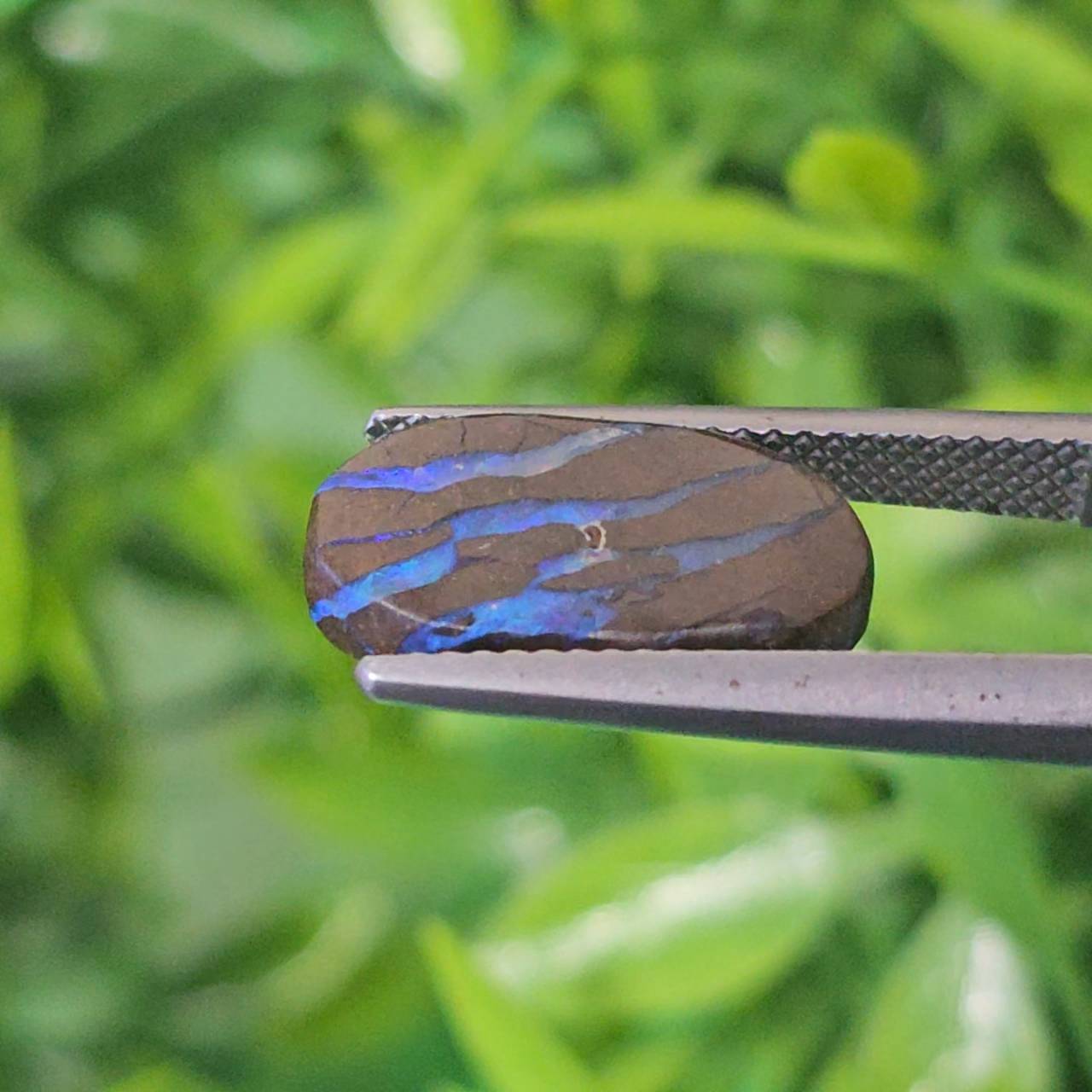 พลอย โบลเดอร์ โอปอล ออสเตรเลีย Australian Boulder Opal 5.06 กะรัต (Cts.) พลอยแท้ อัญมณีมงคลประจําวันเกิด เครื่องประดับพลอย