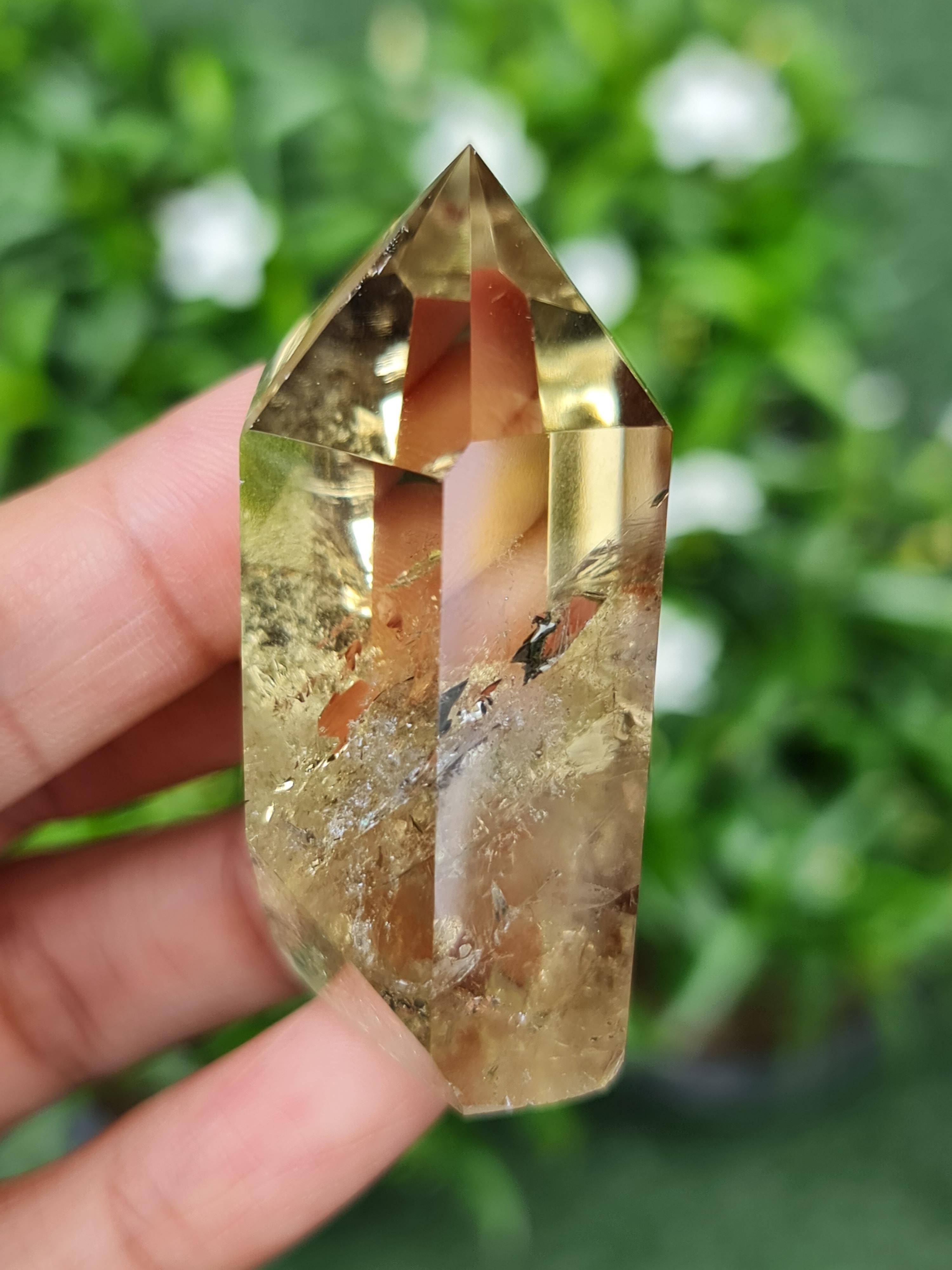 ก้อน ผลึก ซิทริน Citrine 234.40 กะรัต (Cts.) พลอยแท้ อัญมณีมงคลประจําวันเกิด เครื่องประดับพลอย