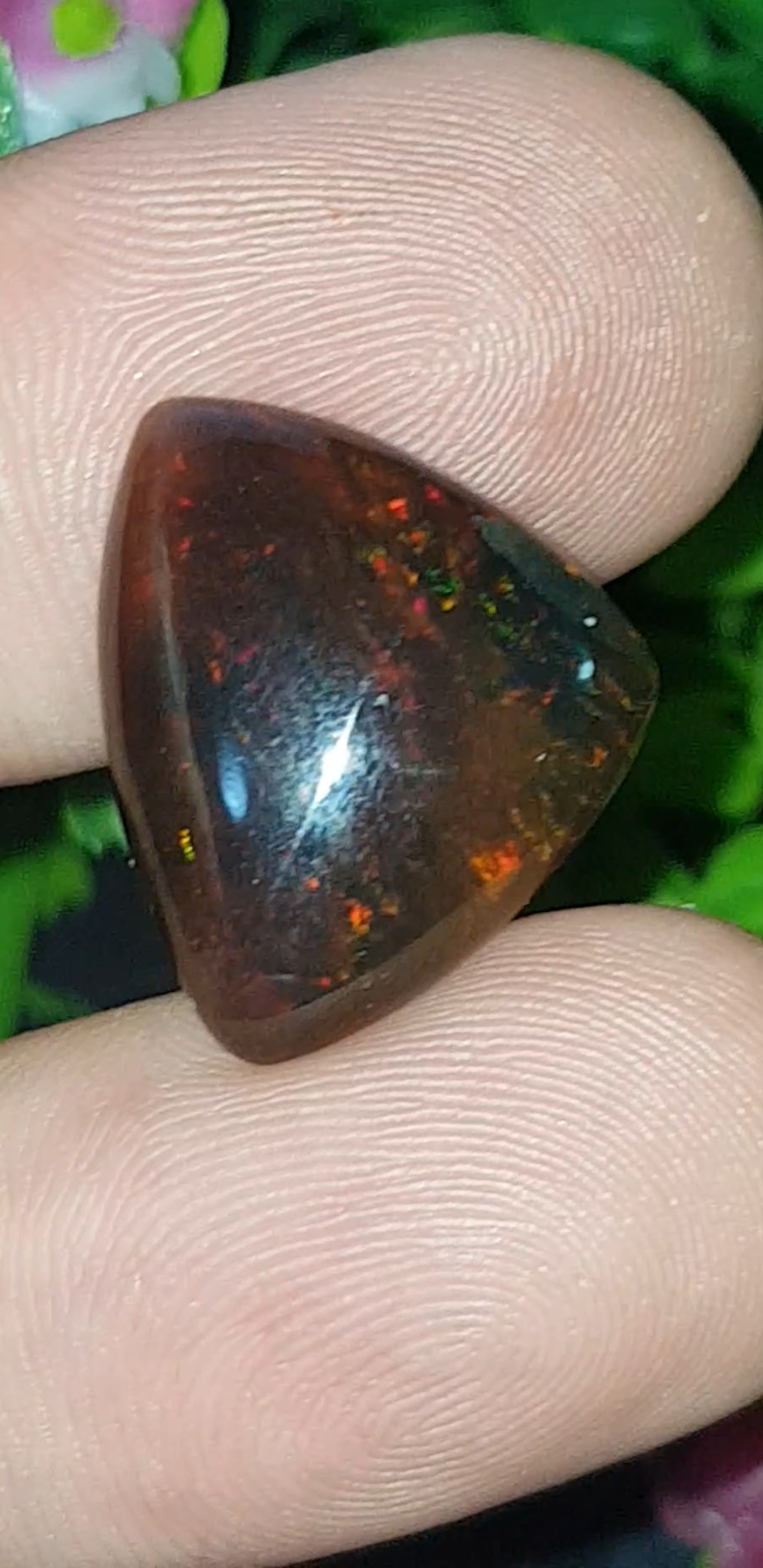 พลอย โอปอล Opal 8.14 กะรัต (Cts.) พลอยแท้ อัญมณีมงคลประจําวันเกิด เครื่องประดับพลอย