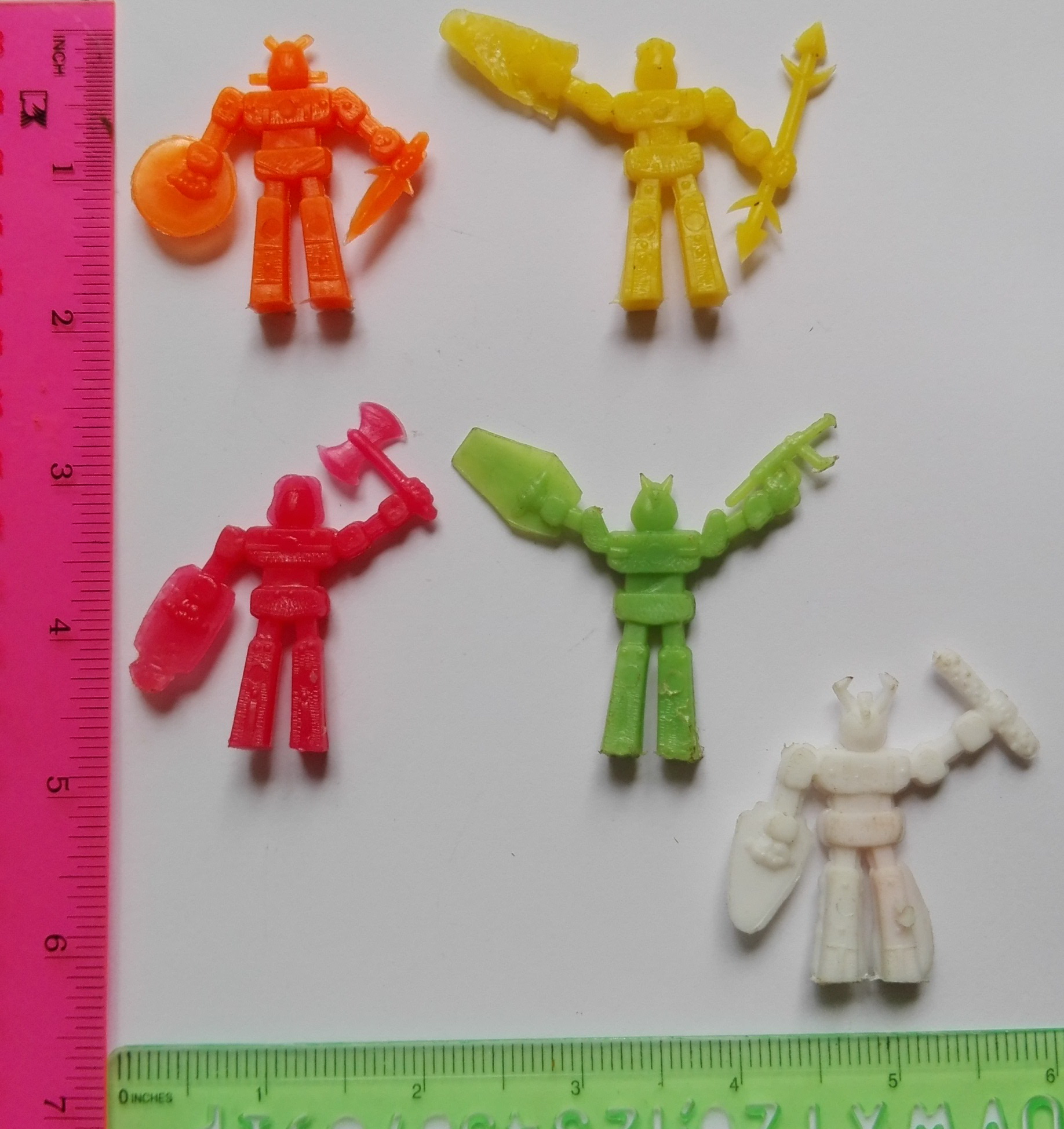 ตุ๊กตุ่น แอ๊นท์ 2" Ants ตุ๊กตุ่นพลาสติกตัวแข็งกึ่งอ่อน หลากสี จำนวน5ตัว 'หุ่นซุปเปอร์โรบอต Super Robot'