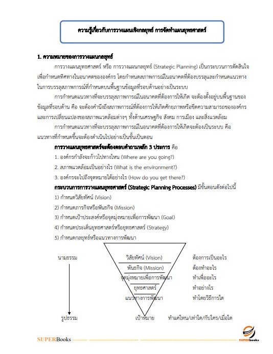 แนวข้อสอบ นักวิเคราะห์นโยบายและแผน (ปริญญาโท) สำนักงานปลัดกระทรวงสาธารณสุข