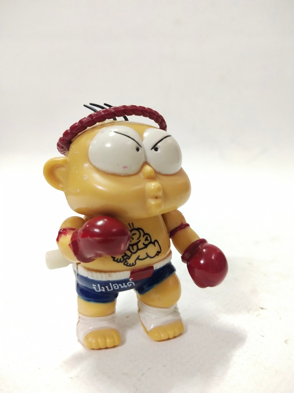 ตุ่นพลาสติก ปังปอน มวยไทย งานเก่าเก็บสะสม มือสองตามสภาพ มีรอยบ้าง