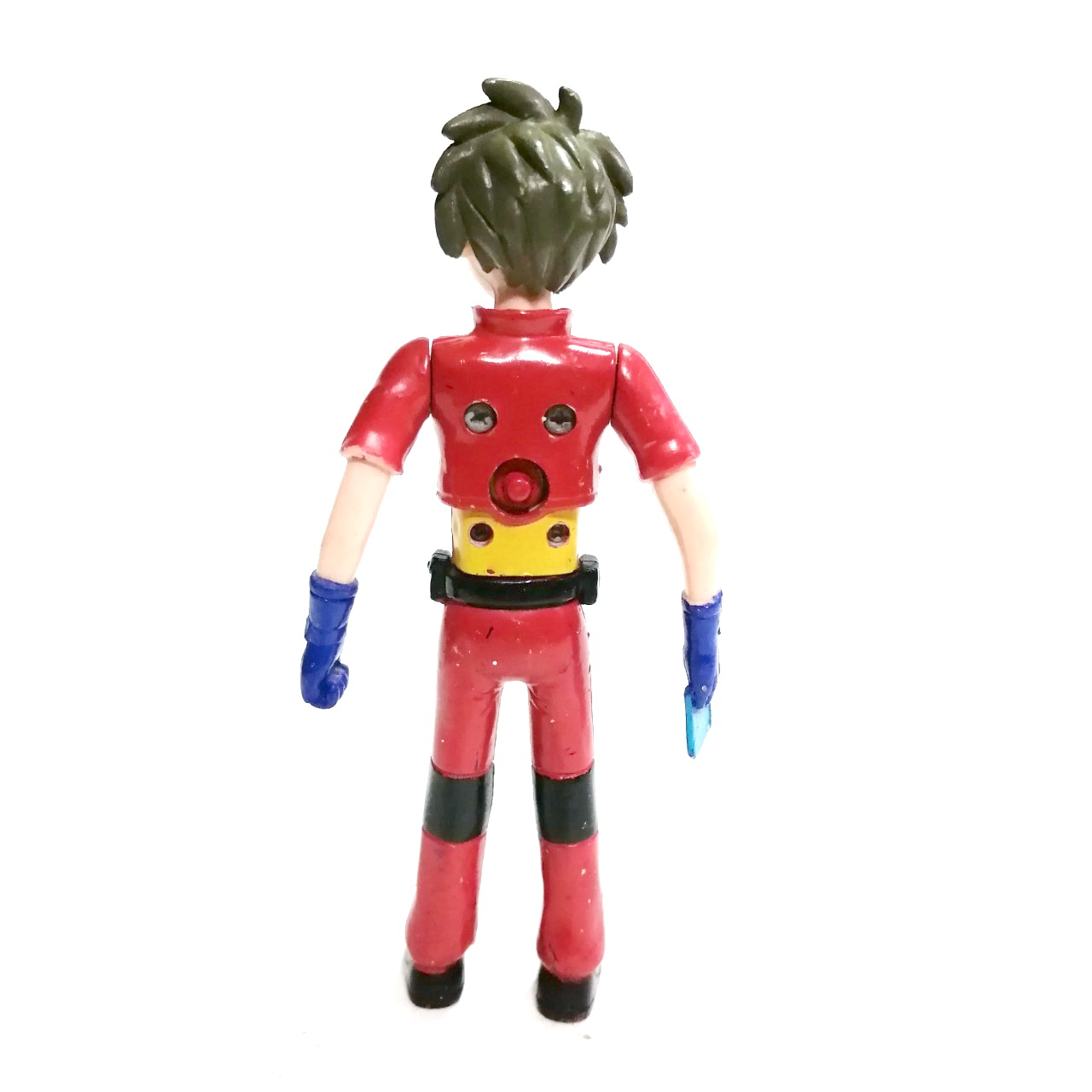 ตุ๊กตายางตัน แดน คูโซ่ Dan Kuso (คูโซ่ ดันมะ) จาก บาคุกัน Bakukan ขยับ แขน/ขา/หัวได้ ***แต่ระบบไฟใช้ไม่ได้แล้ว สภาพดีมีรอย