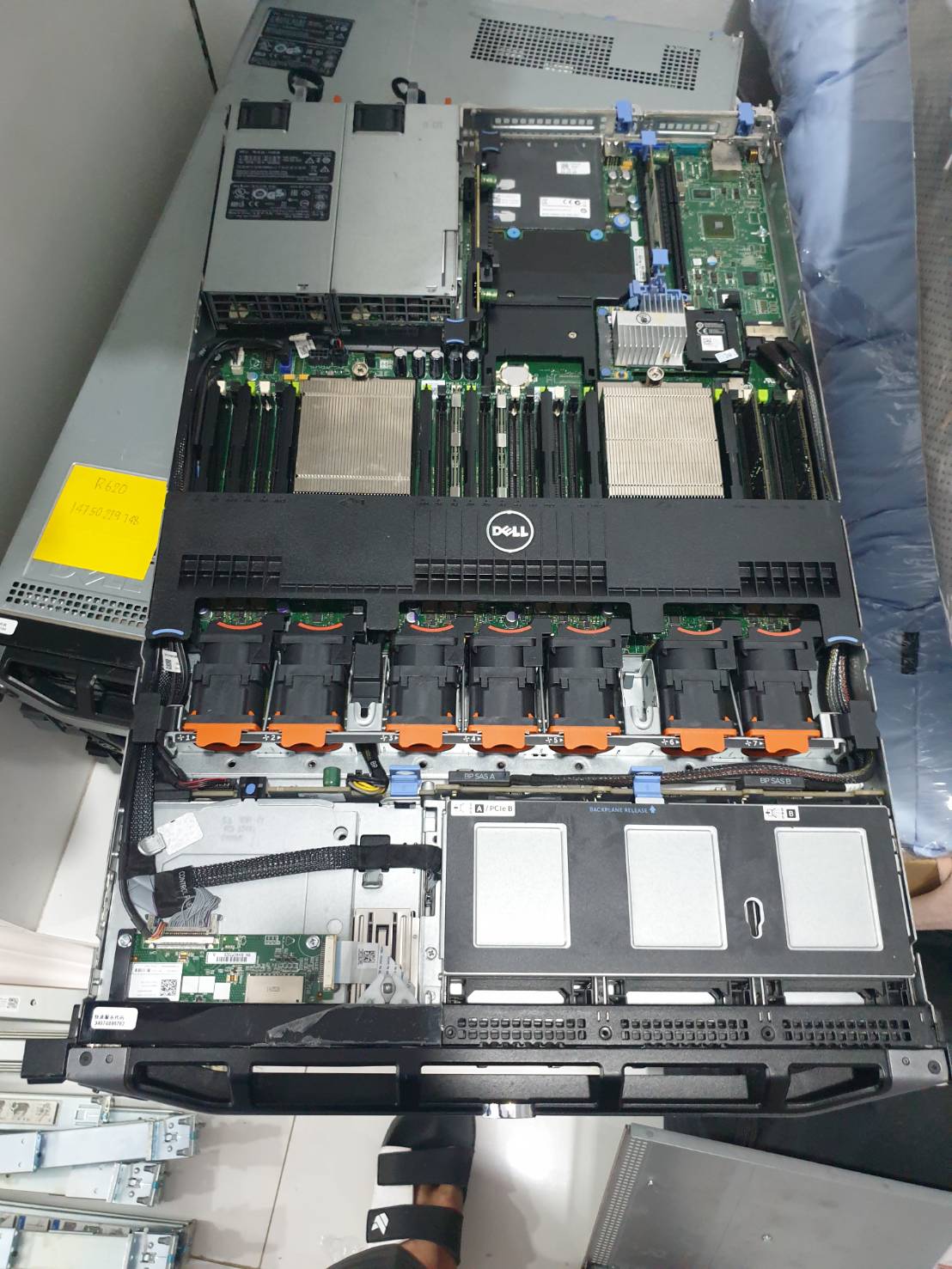 Server Dell R620 E5-2640 x2 Ram 256GB SAS 600*3 power x2 มีรางหน้ากาก