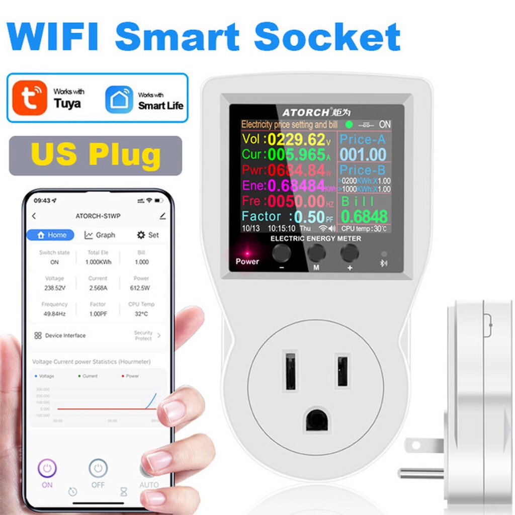 สมาร์ทปลั๊ก_Wi-Fi Smart Plug Meter