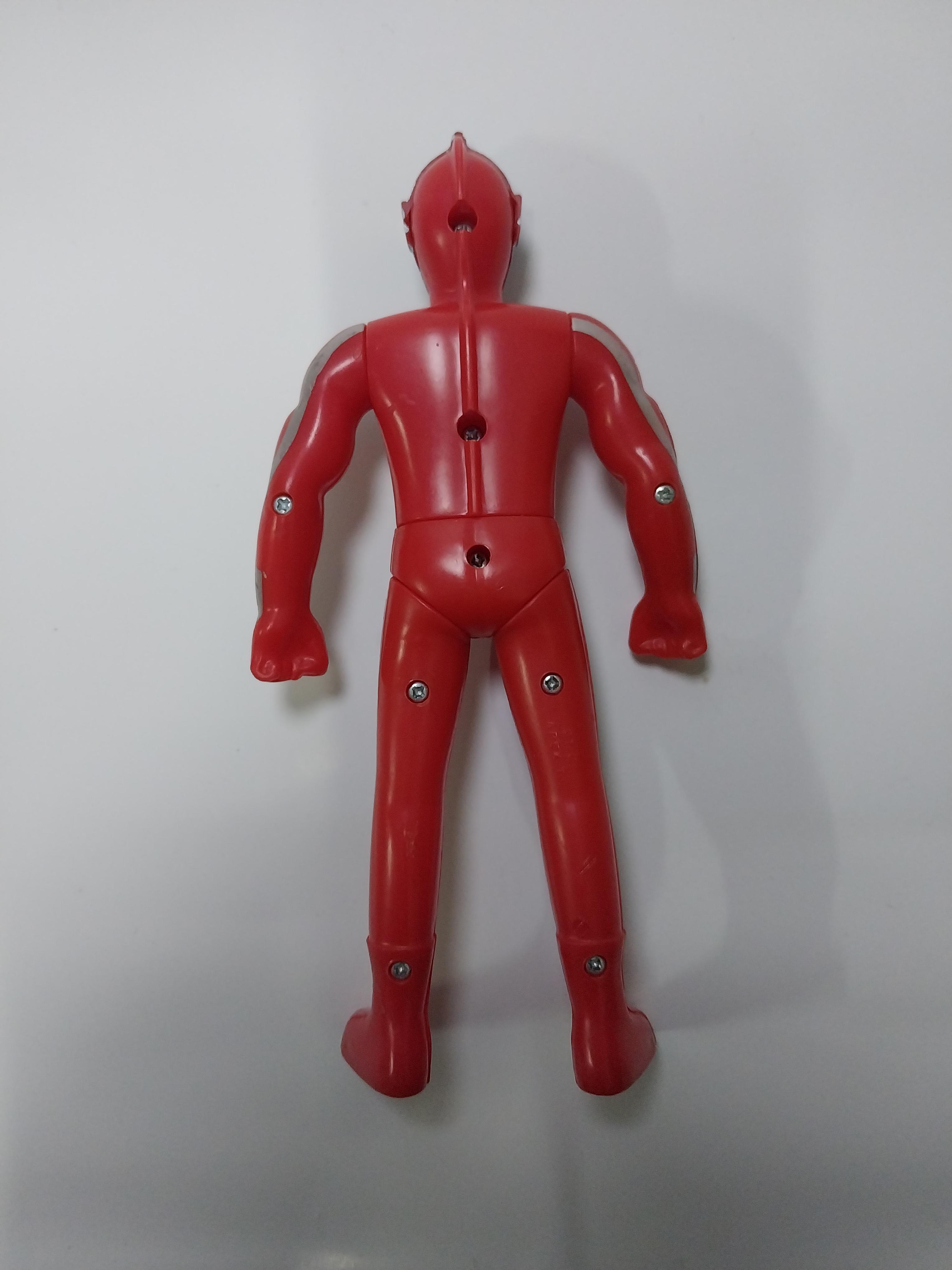 มีหลายภาพ,มีตำหนิ ตุ๊กตาพลาสติกแข็ง อุลตร้าแมนอีลิท Ultraman Elite งานไทยเอเพ๊กซ์ทอย ApexT ขยับ แขนขาเอวและตัวได้ งานเก่า หายากมากไม่พบเห็นบ่อยนัก **สภาพพอใช้ มีรอยบ้างตามเวลา