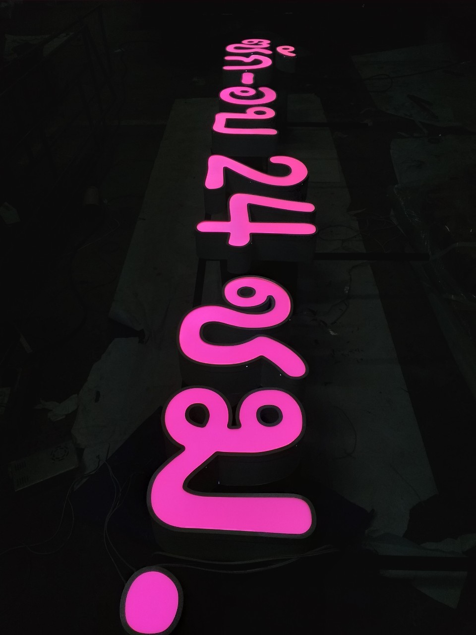 งานป้ายกล่องไฟ