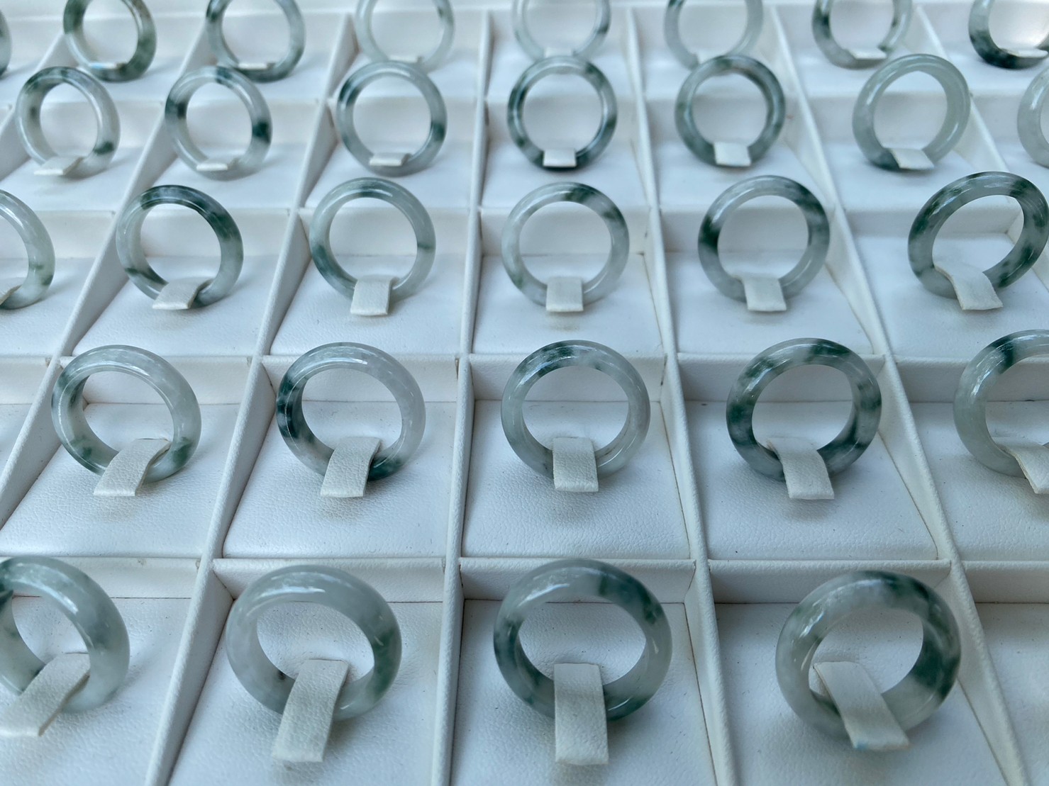 แหวนหยก (jadeite) Size 54 หยก พม่า แท้ (Myanmar Jade) Type A