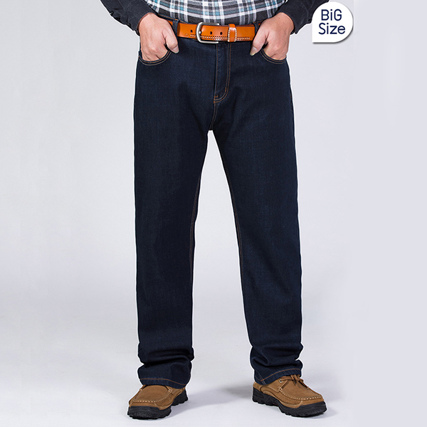BiG Size กางเกงยีนส์กันหนาวผู้ชาย ซับกำมะหยี่กันหนาว (10319MM)