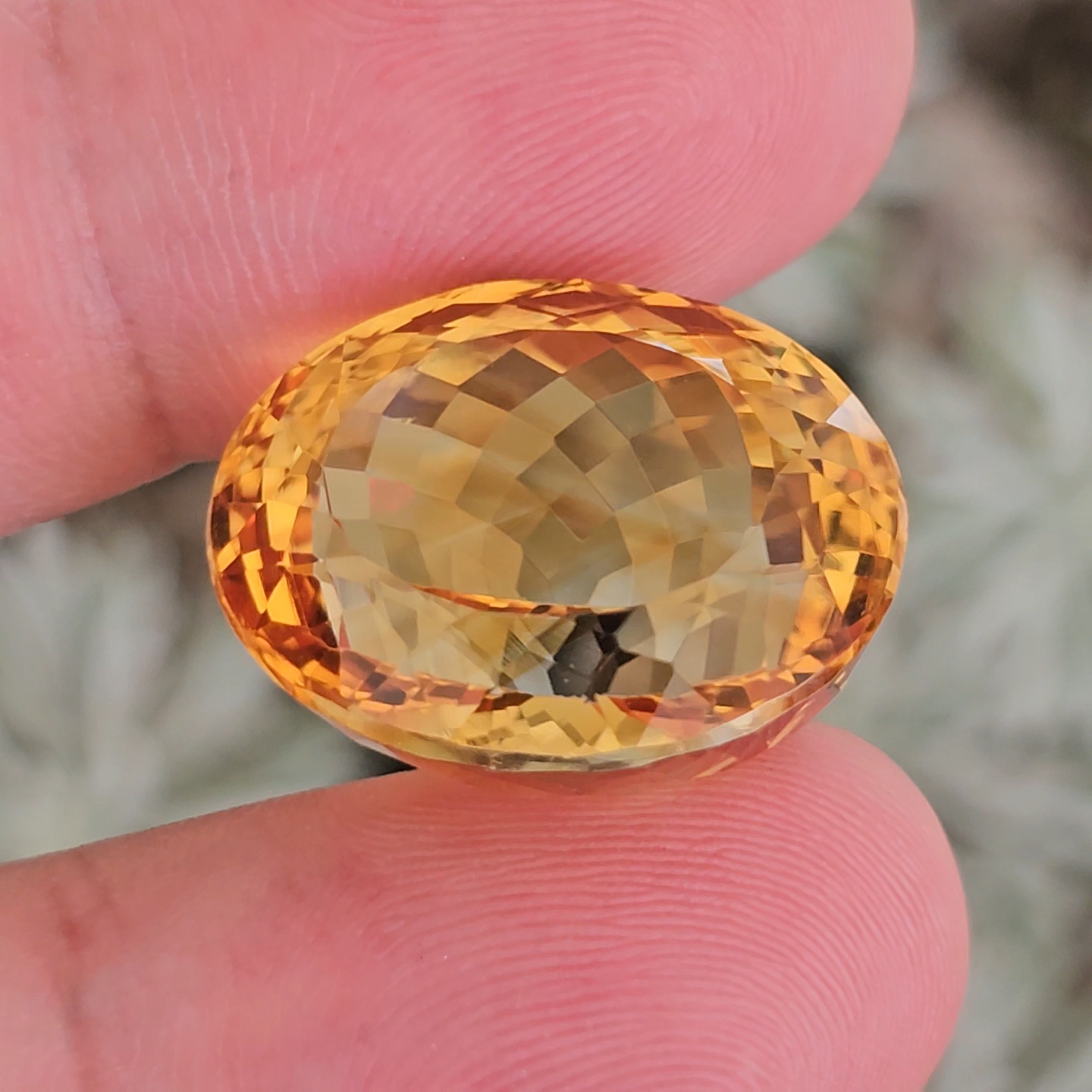 พลอย ซิทริน Citrine 32.66 กะรัต (Cts.) พลอยแท้ อัญมณีมงคลประจําวันเกิด เครื่องประดับพลอย