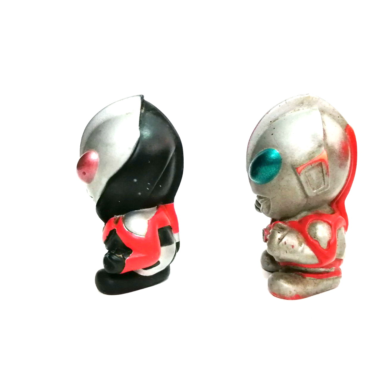 ซอฟสวมนิ้ว ขนาดใหญ่ อุลตร้าแมนมิลเลนเนียม และ ดาร์คอุลตร้า Ultraman Millenium&Dark Ultra ApexTขนาดดามรูป ของ เอเพกซ์ทอย ของเก่าเก็บหายาก ขายตามสภาพ ขายคู่