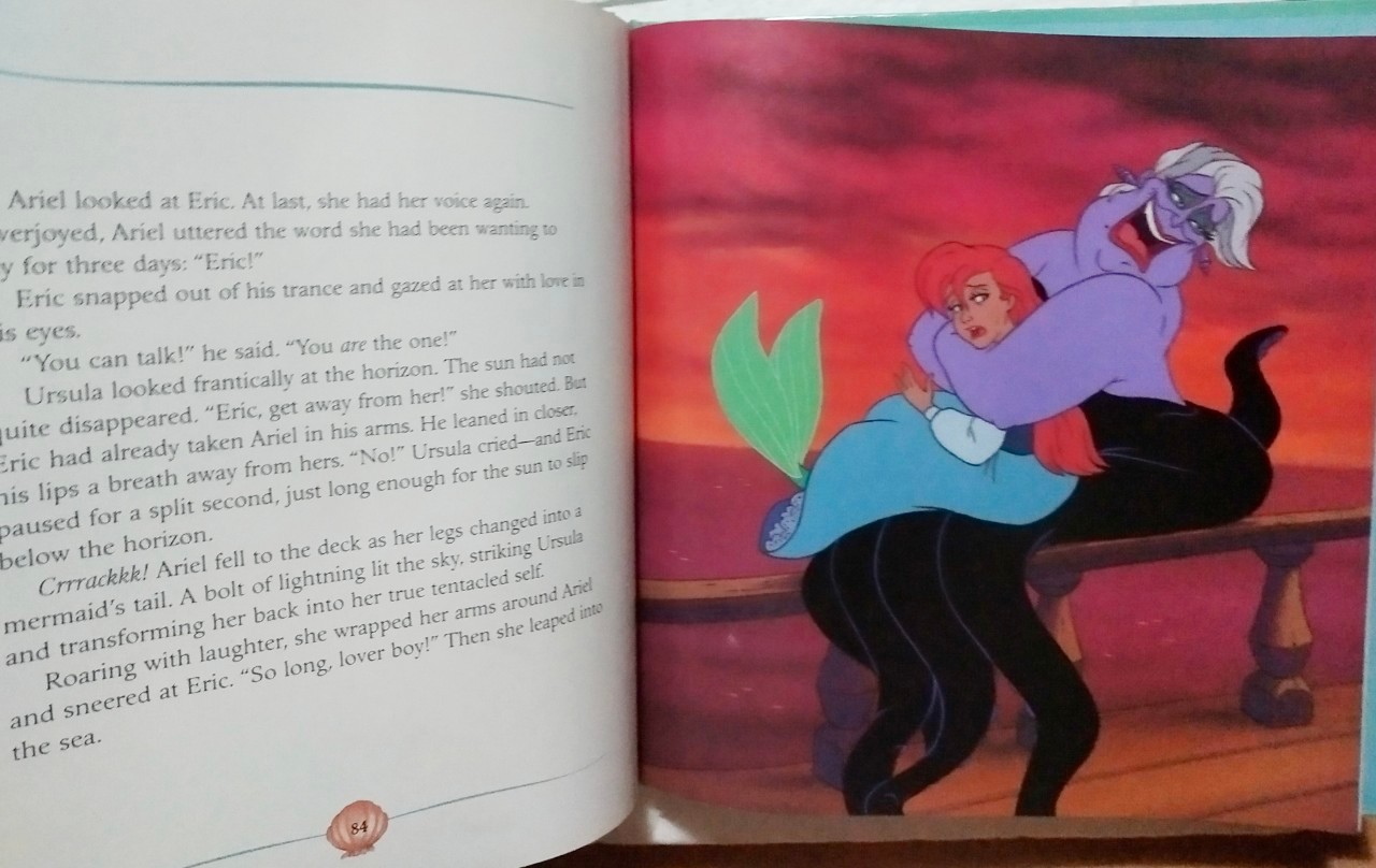 หนังสือนิทานภาพสวย**ปกหลังมีตำหนิตรงสันบนและมีรอยตามภาพ, เจ้าหญิงเงือกน้อย แอเรี่ยล The Little Mermaid